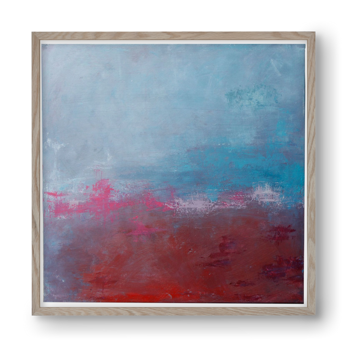 szabad, 40x40 cm (40x40 cm), Tölgy keret