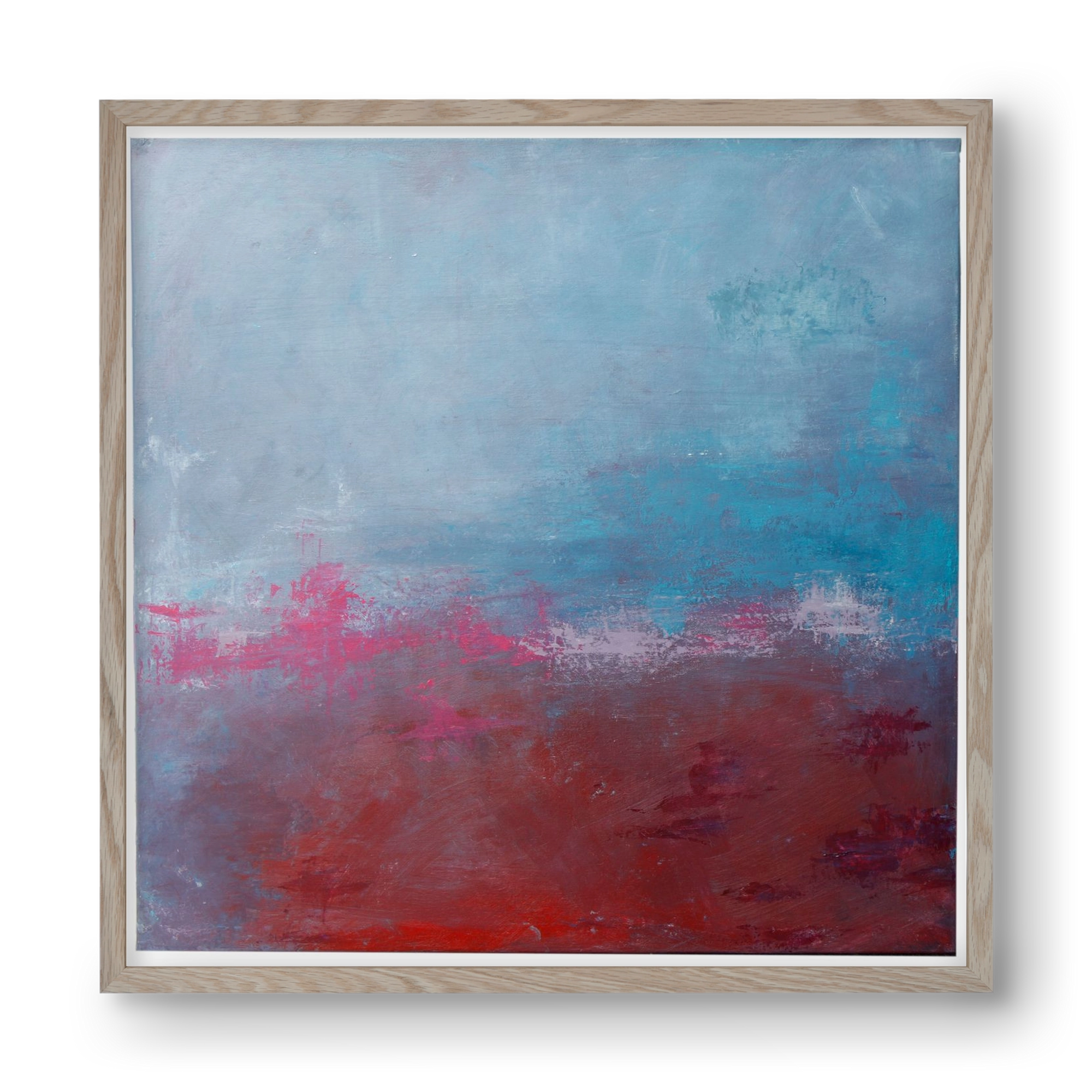 szabad, 40x40 cm (40x40 cm), Tölgy keret