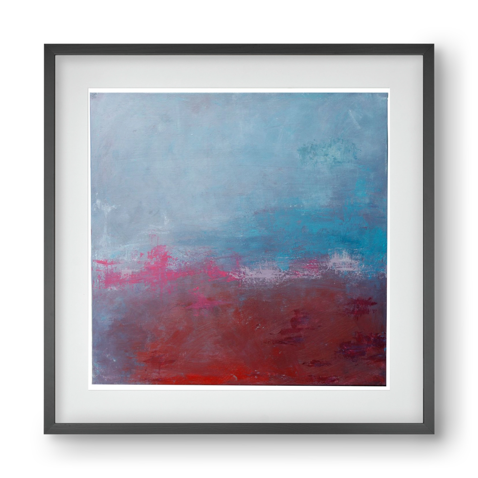 szabad, 40x40 cm (30x30 cm), Fekete keret, paszpartuval