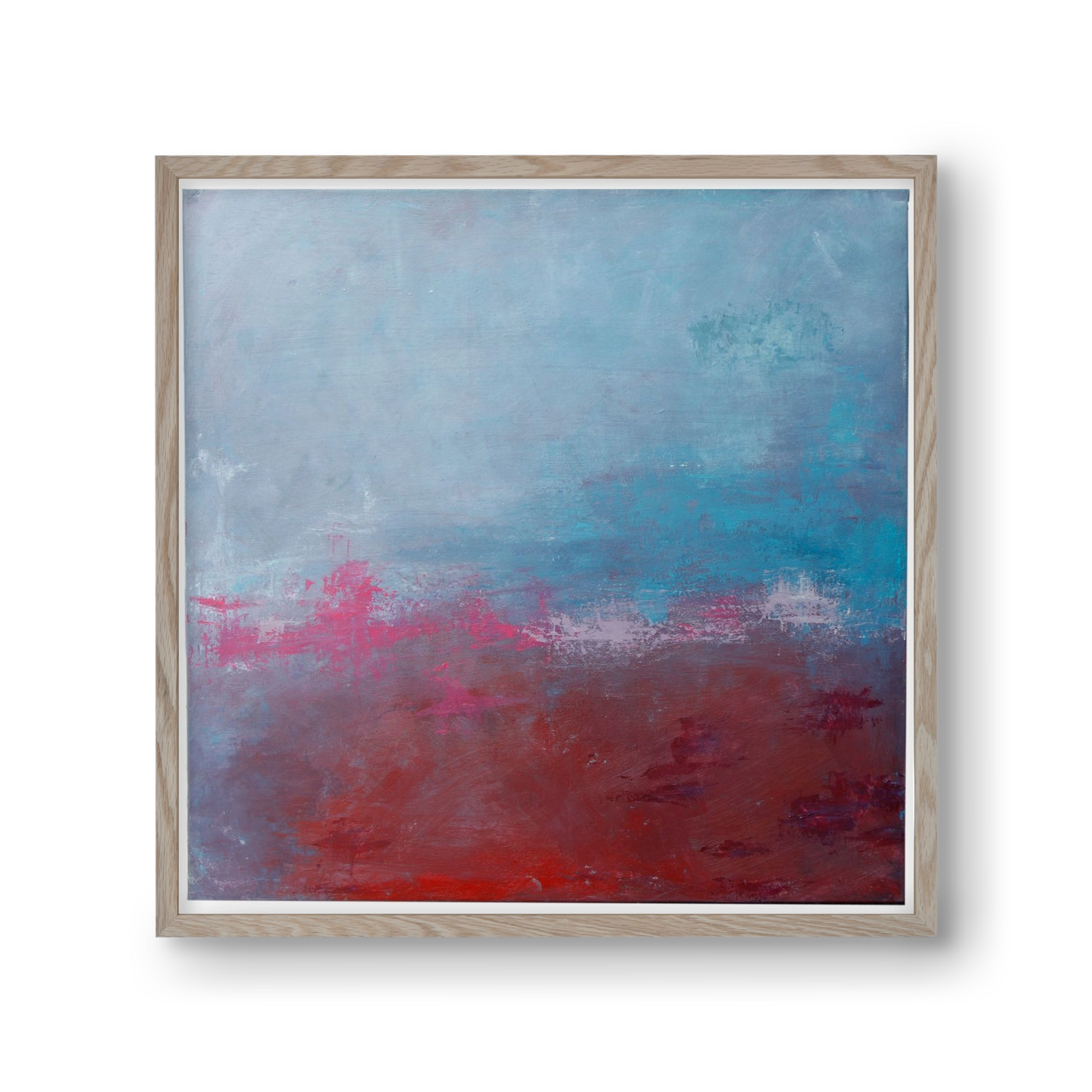 szabad, 30x30 cm (30x30 cm), Tölgy keret