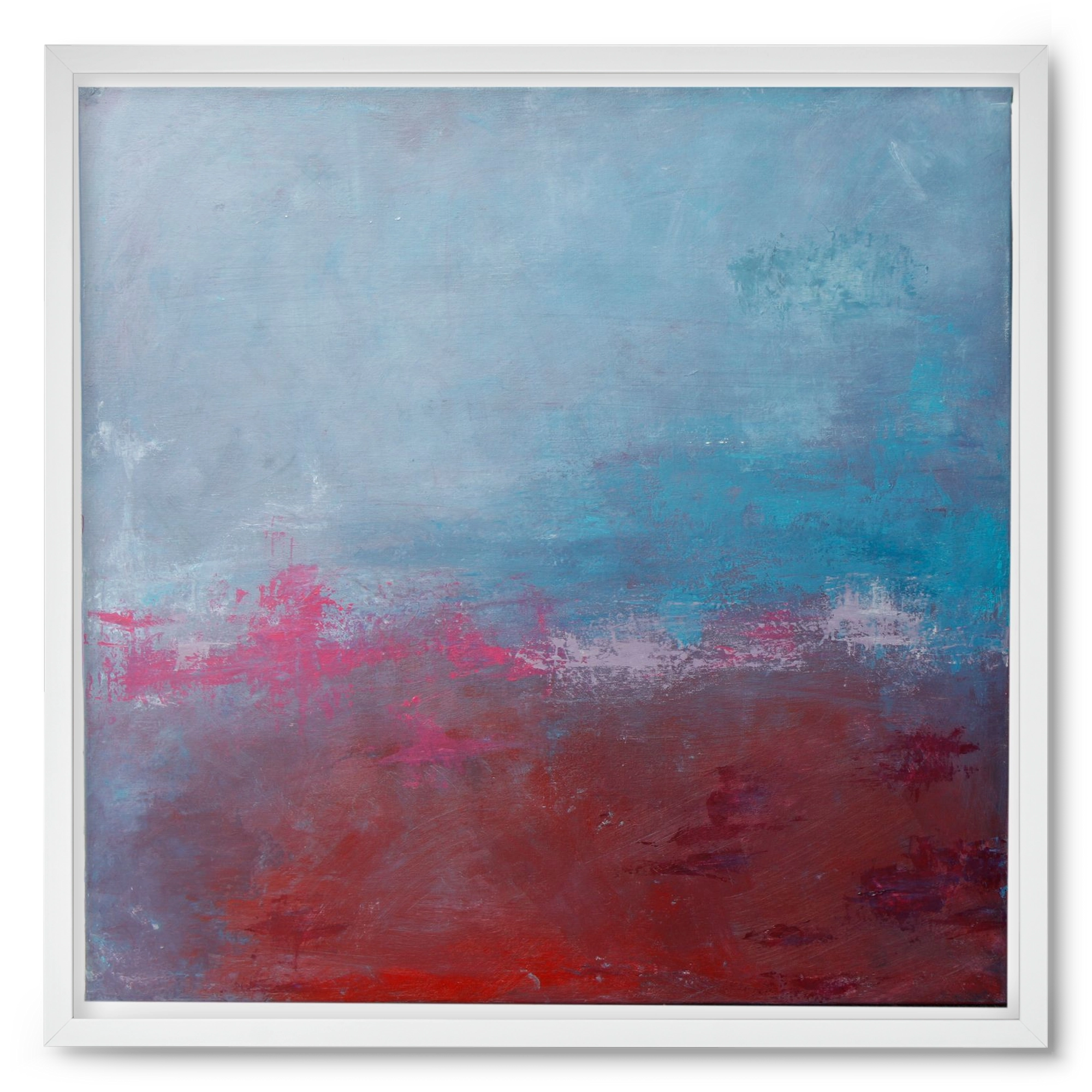 szabad, 50x50 cm (50x50 cm), Fehér keret