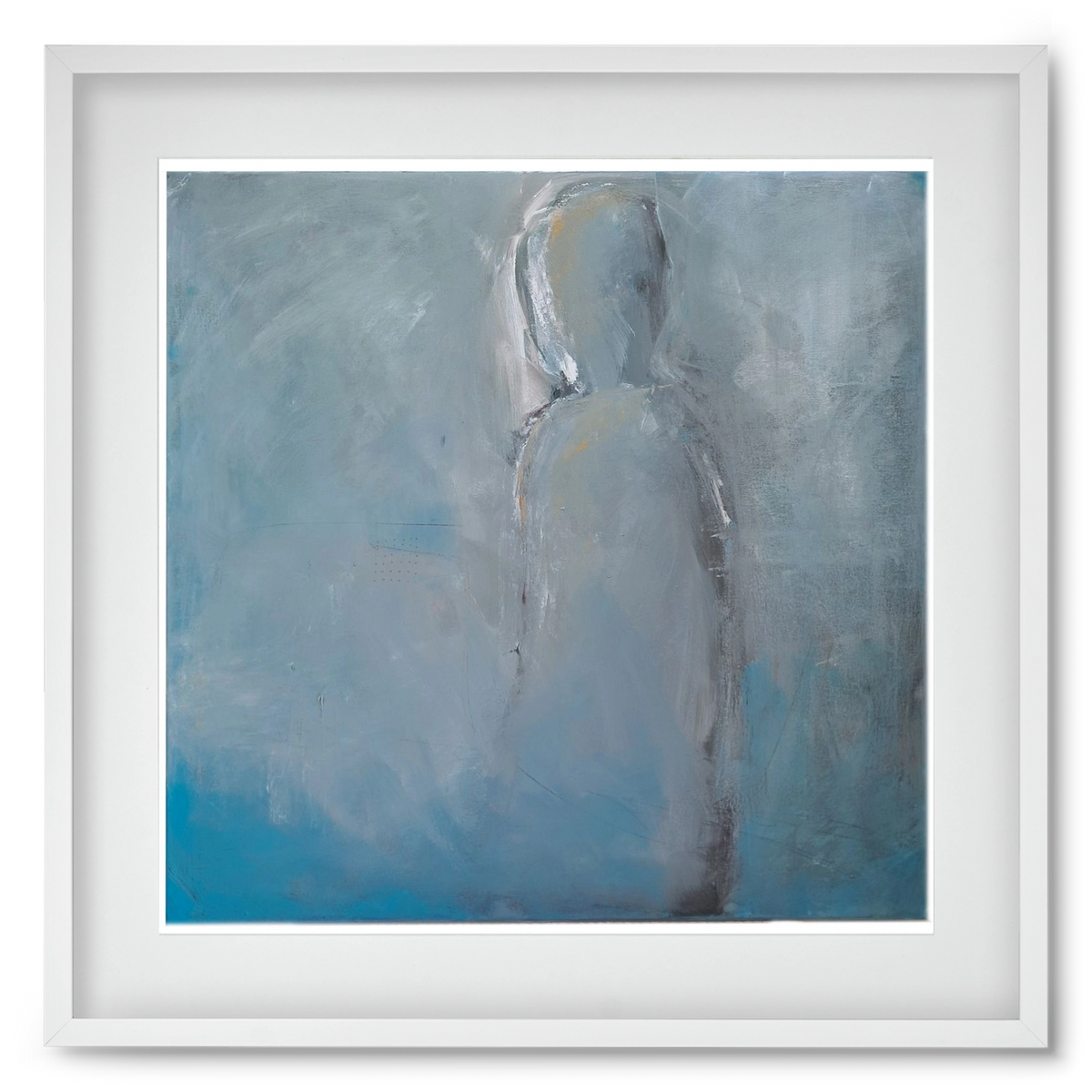 space, 50x50 cm (40x40 cm), Fehér keret, paszpartuval