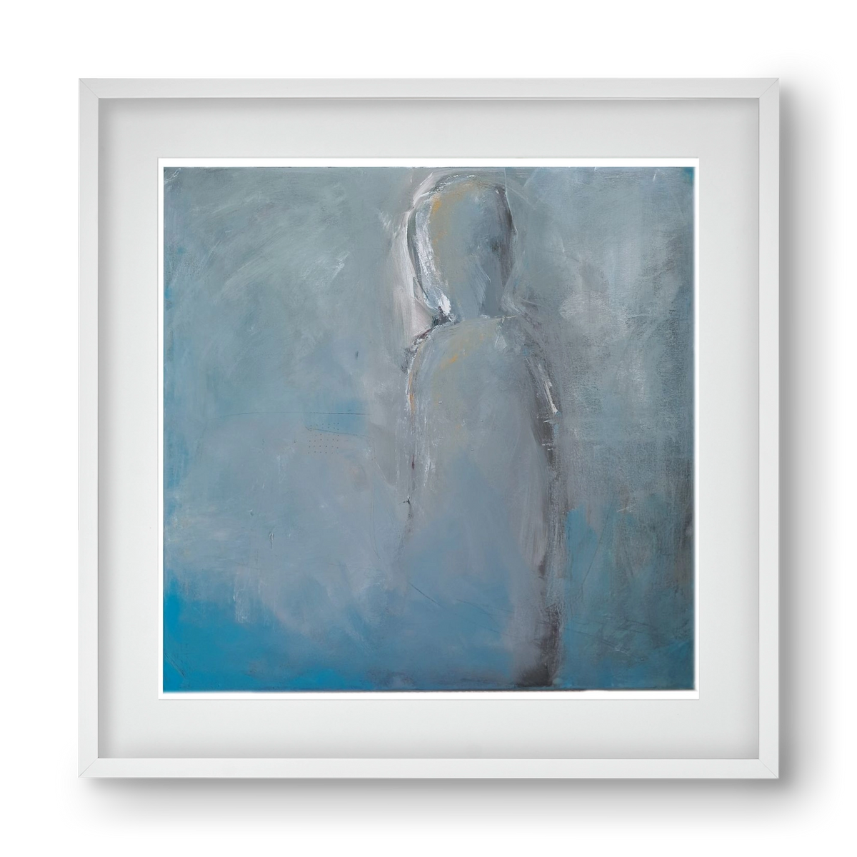 space, 40x40 cm (30x30 cm), Fehér keret, paszpartuval