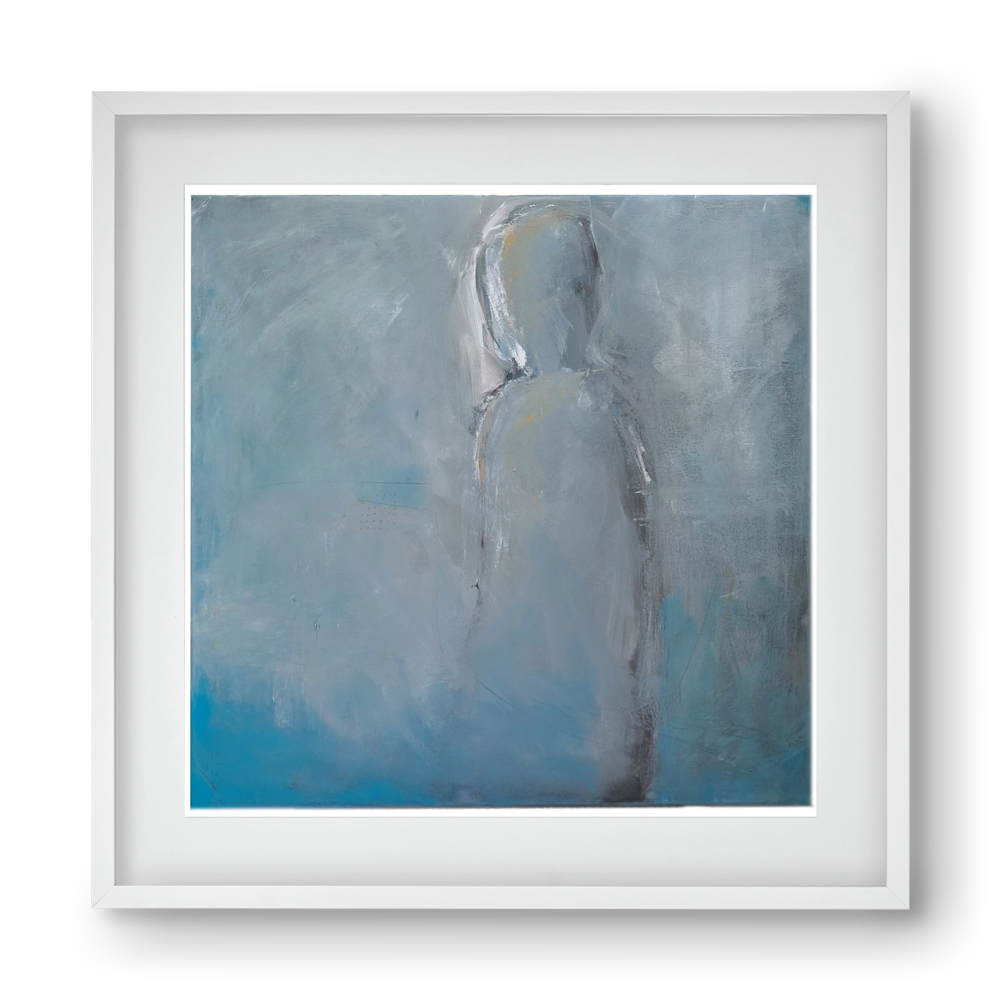 space, 40x40 cm (30x30 cm), Fehér keret, paszpartuval