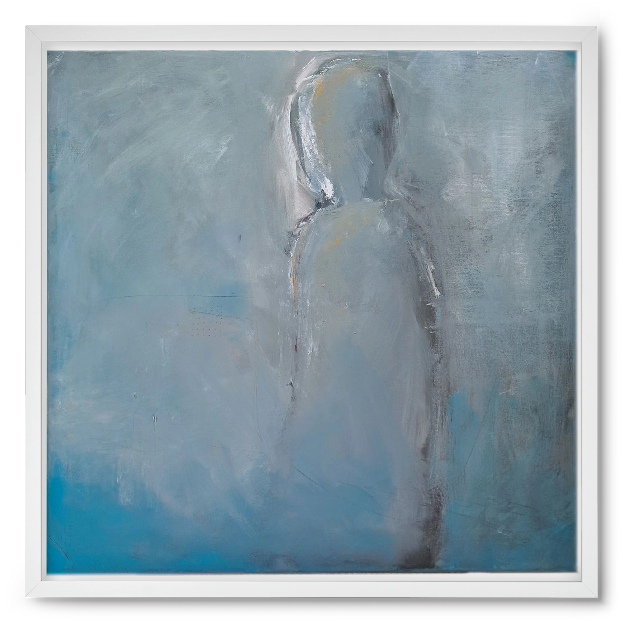 space, 50x50 cm (50x50 cm), Fehér keret