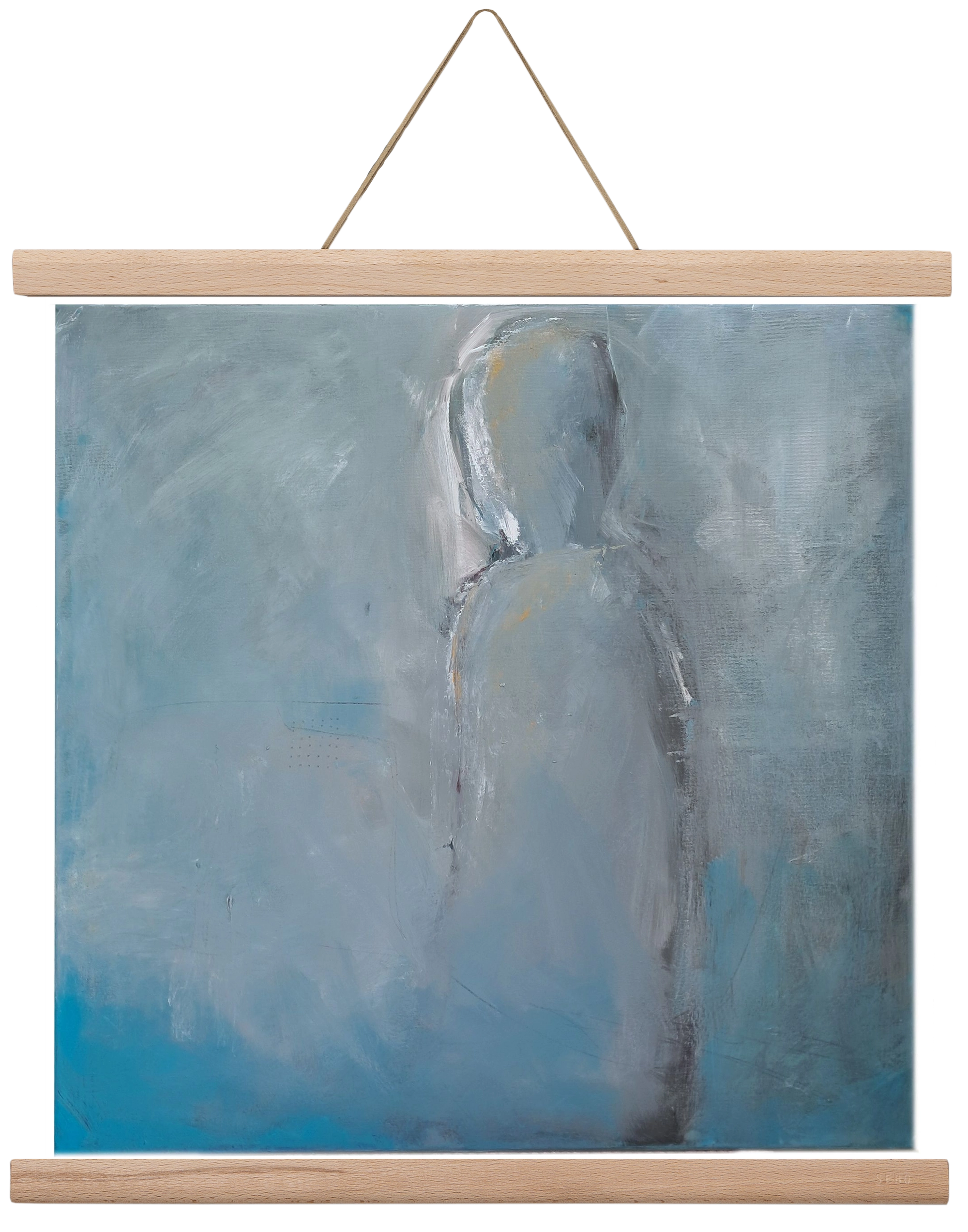 space, 40x40 cm (40x40 cm), Tölgy akasztó