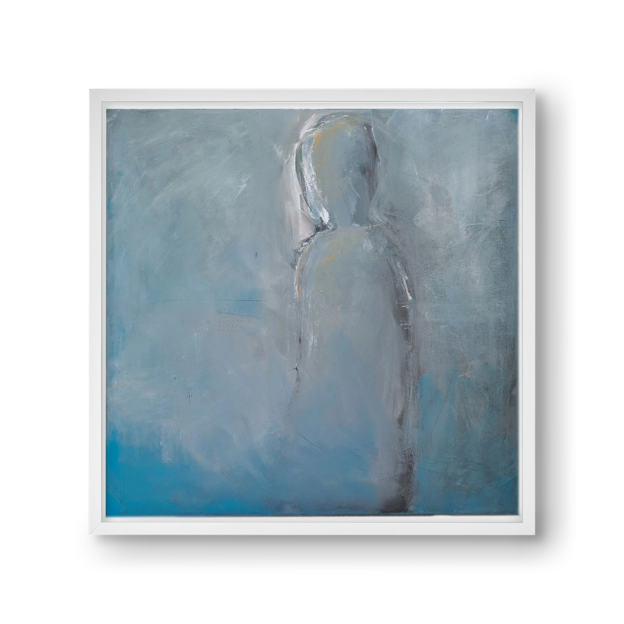 space, 30x30 cm (30x30 cm), Fehér keret