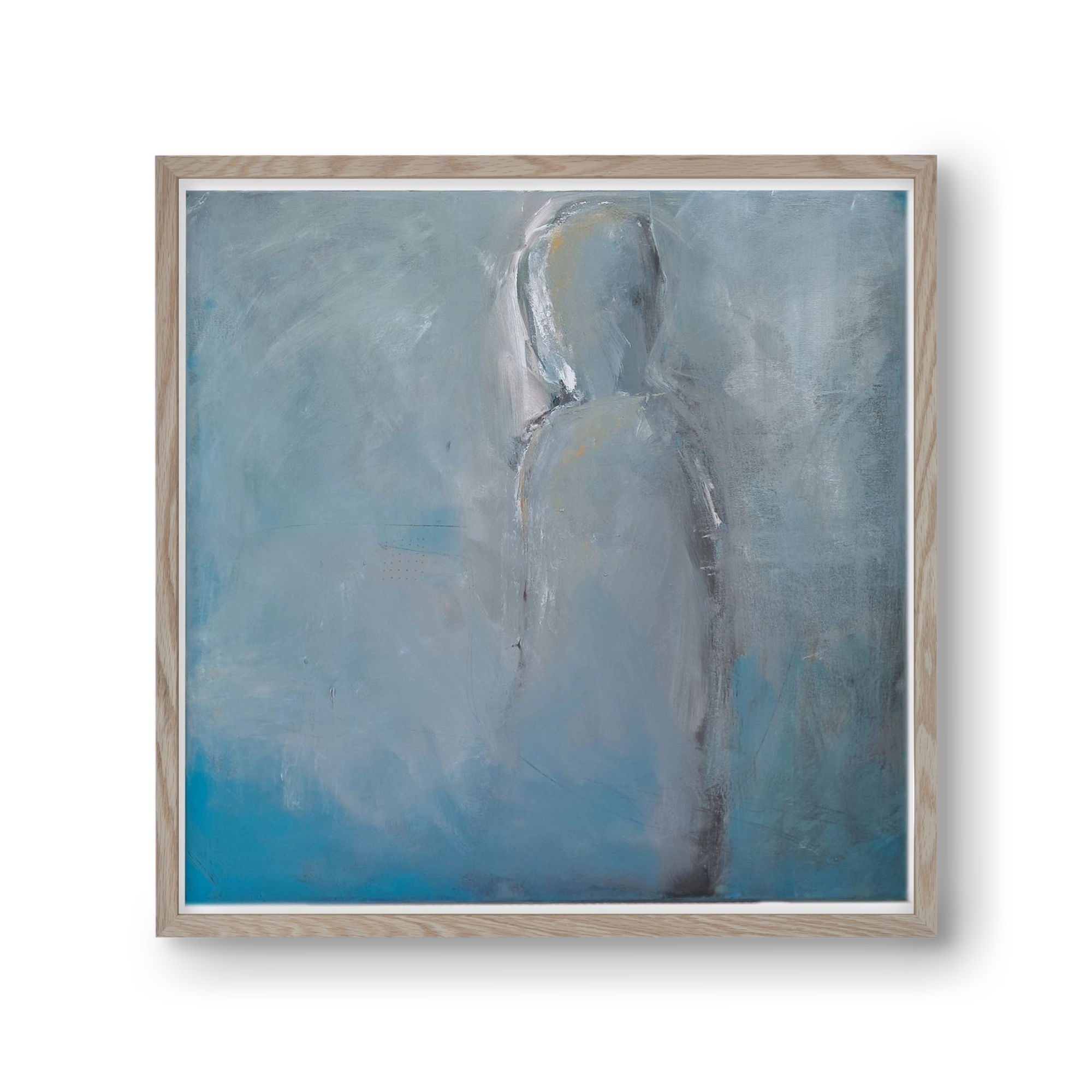 space, 30x30 cm (30x30 cm), Tölgy keret