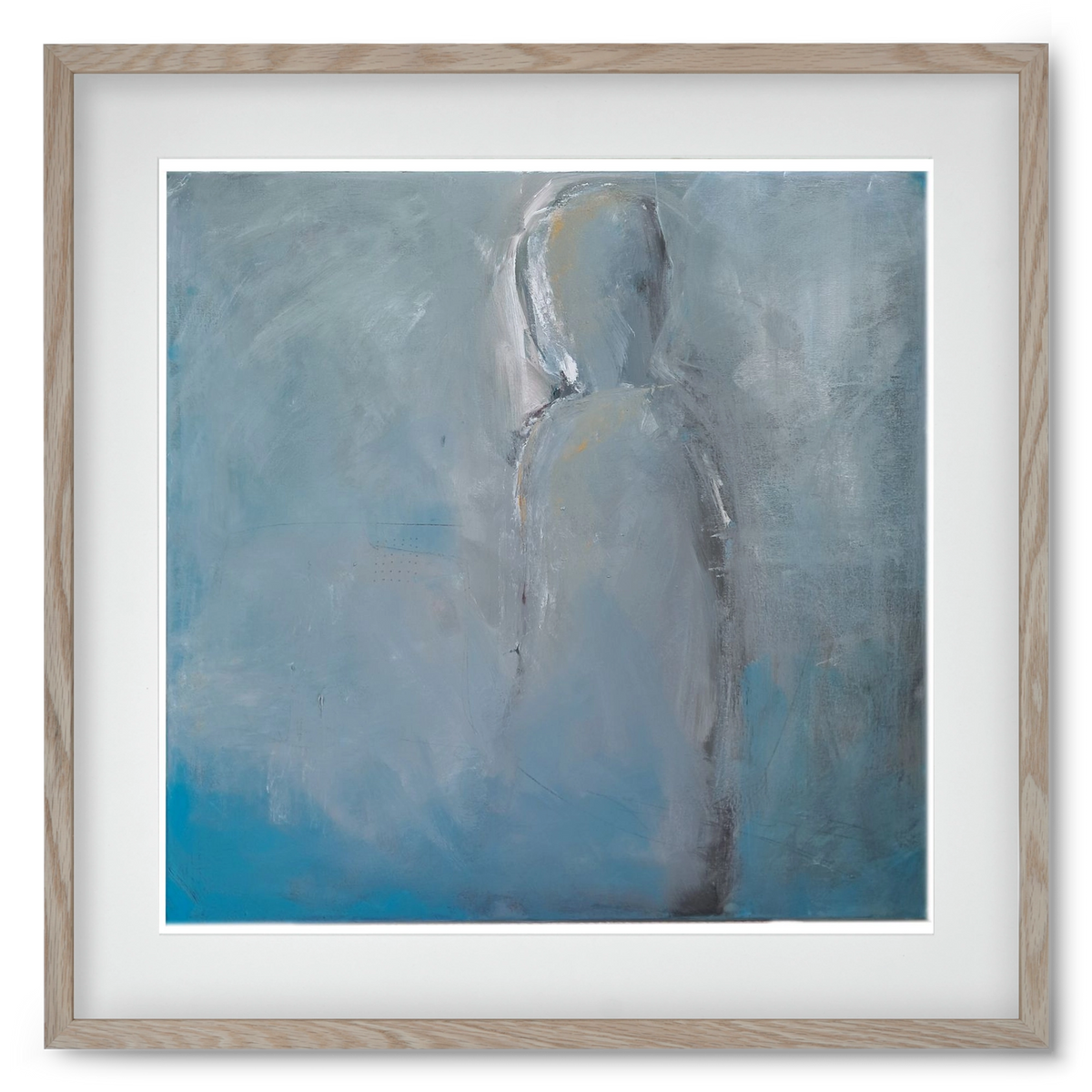 space, 50x50 cm (40x40 cm), Tölgy keret, paszpartuval