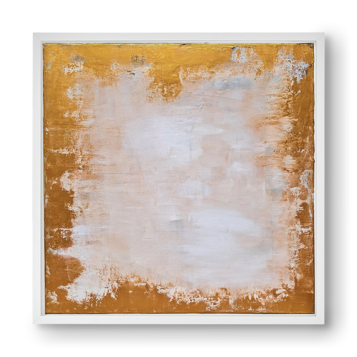 elhiszem, 40x40 cm (40x40 cm), Fehér keret