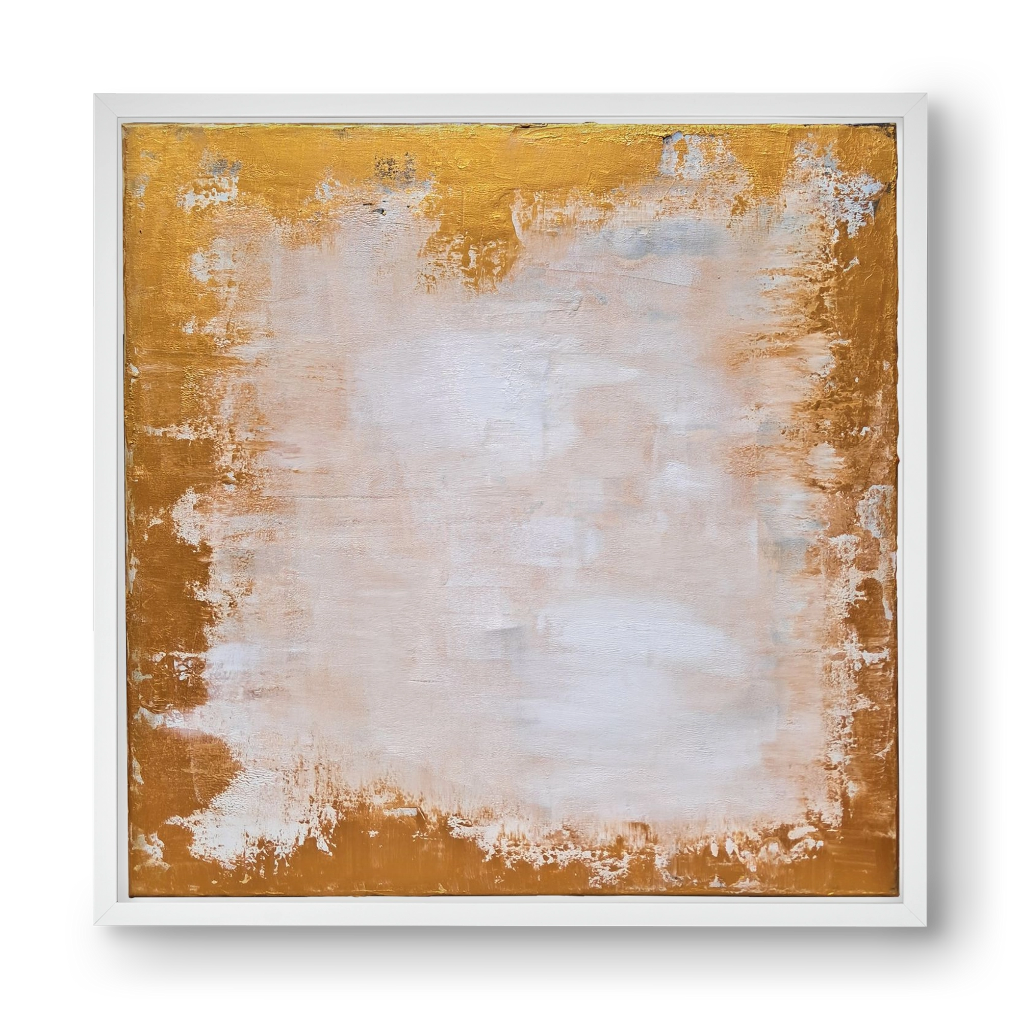 elhiszem, 40x40 cm (40x40 cm), Fehér keret