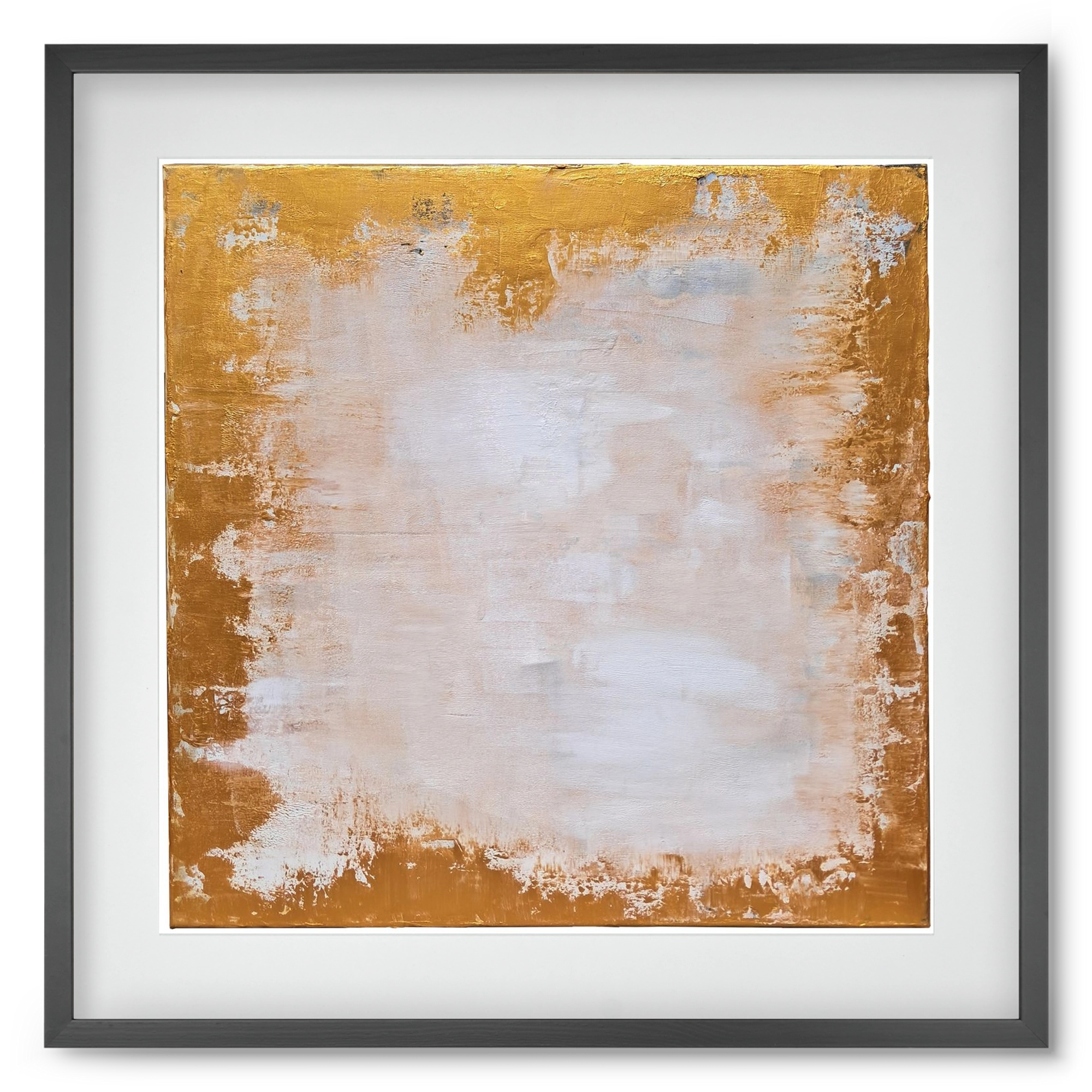 elhiszem, 50x50 cm (40x40 cm), Fekete keret, paszpartuval