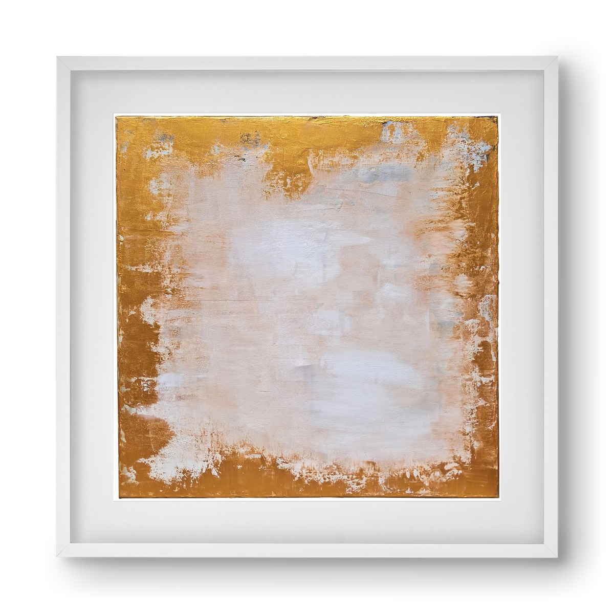 elhiszem, 40x40 cm (30x30 cm), Fehér keret, paszpartuval