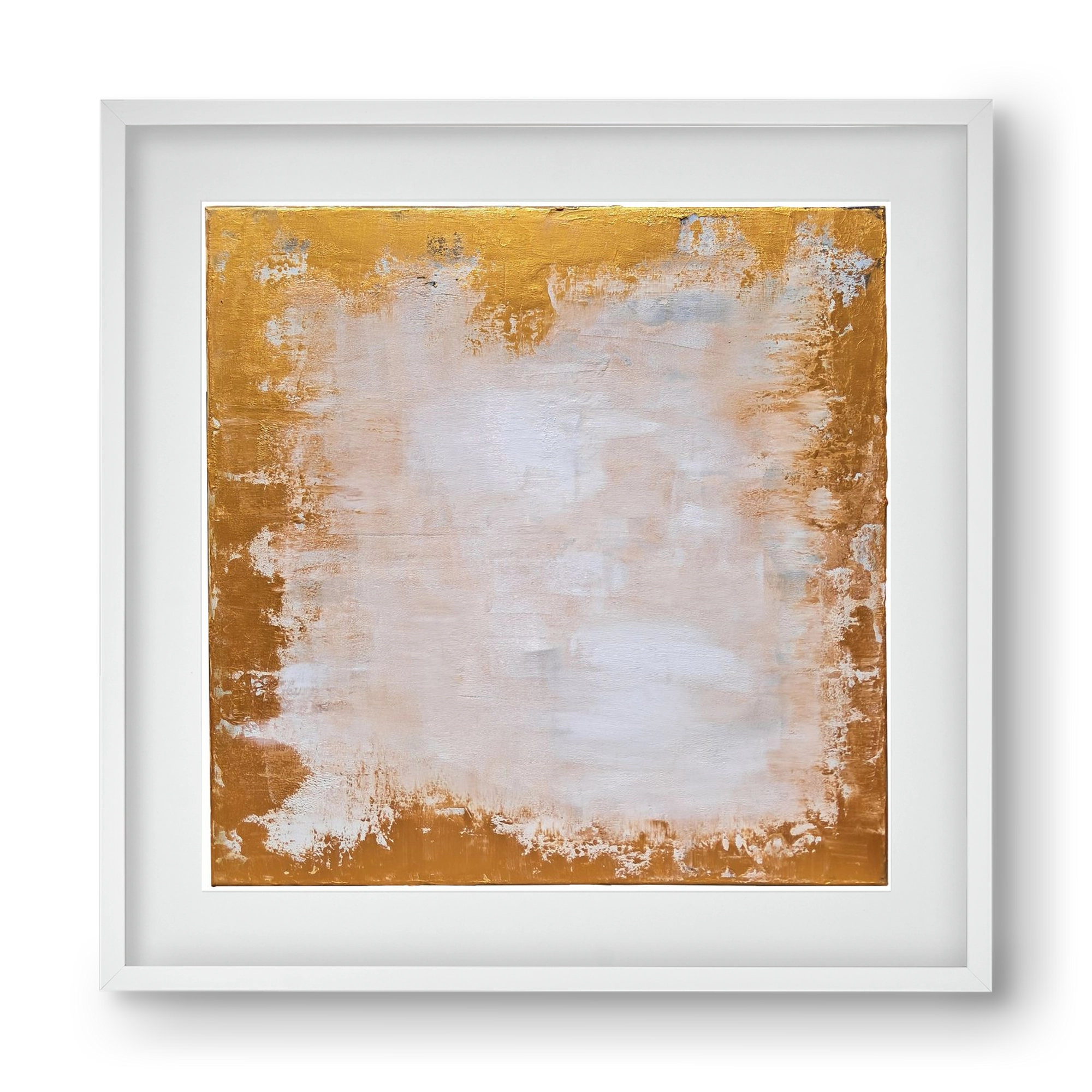 elhiszem, 40x40 cm (30x30 cm), Fehér keret, paszpartuval