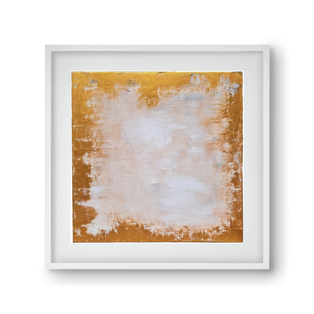 elhiszem, 30x30 cm (20x20 cm), Fehér keret, paszpartuval