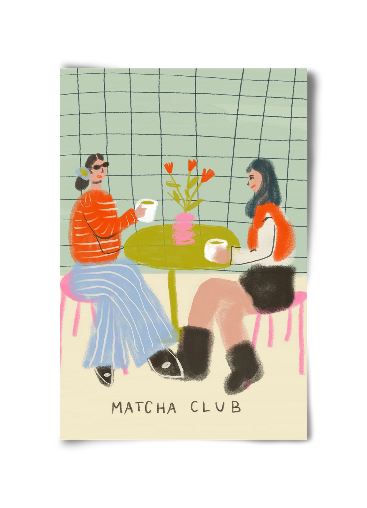 Matcha Club, 30x45 cm, Keret nélkül