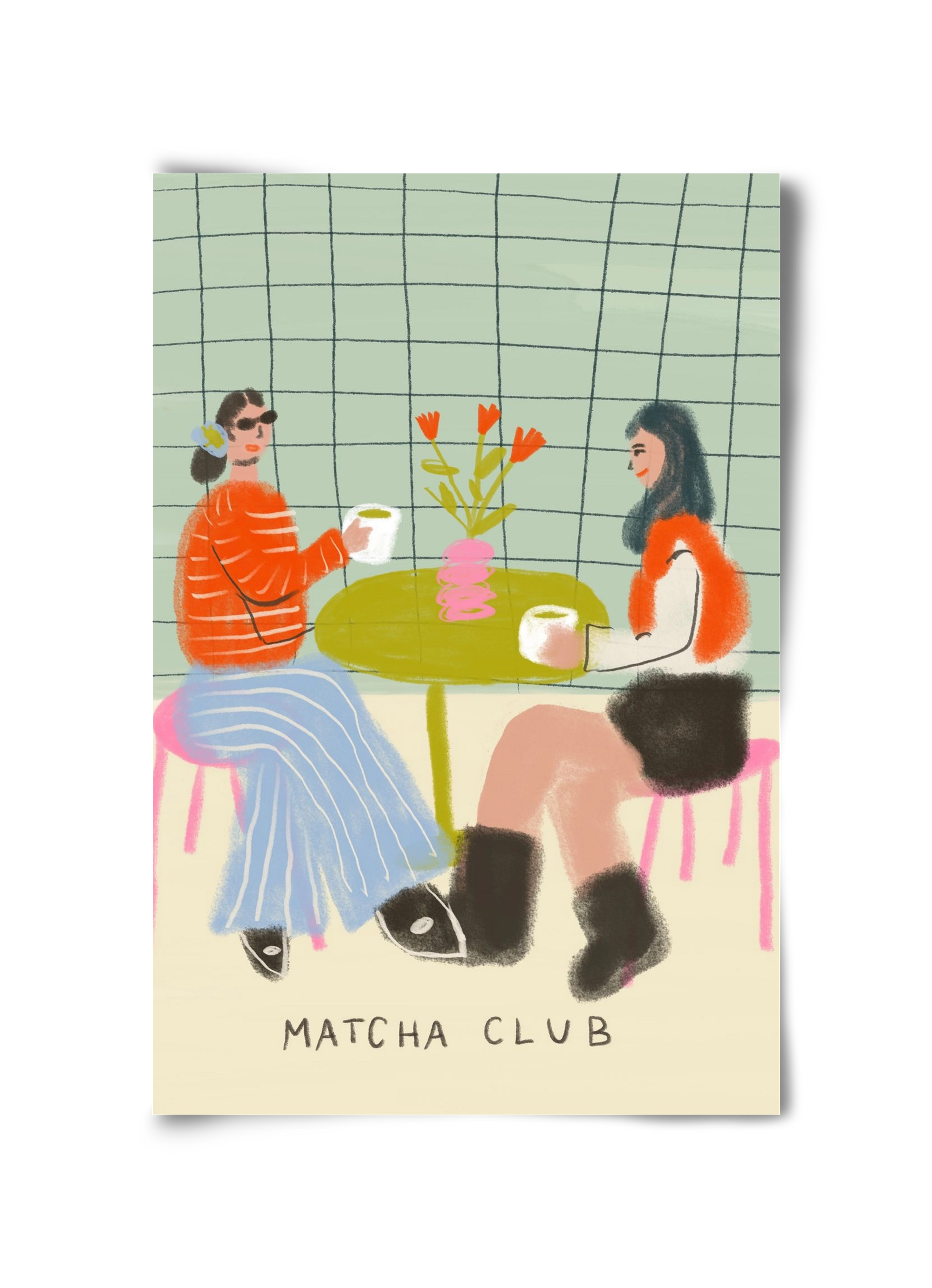 Matcha Club, 30x45 cm, Keret nélkül