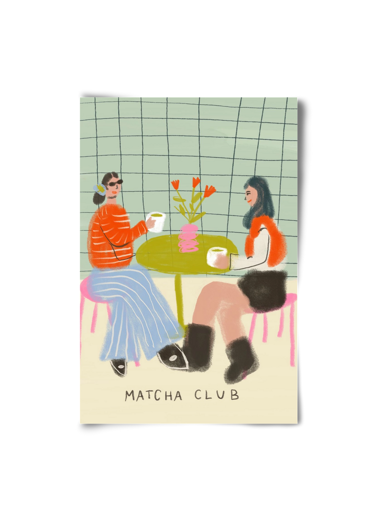 Matcha Club, 20x30 cm, Keret nélkül
