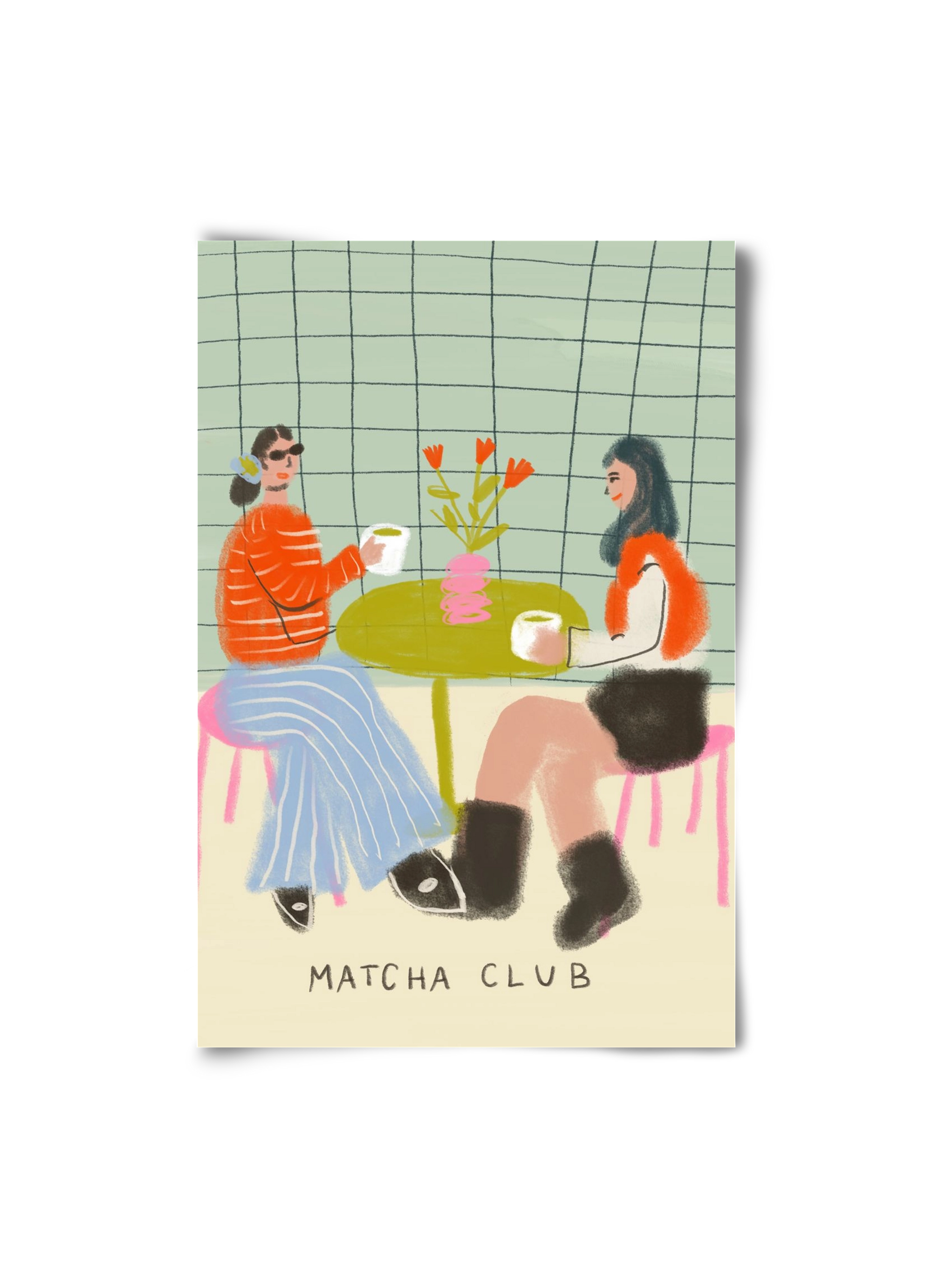 Matcha Club, 20x30 cm, Keret nélkül