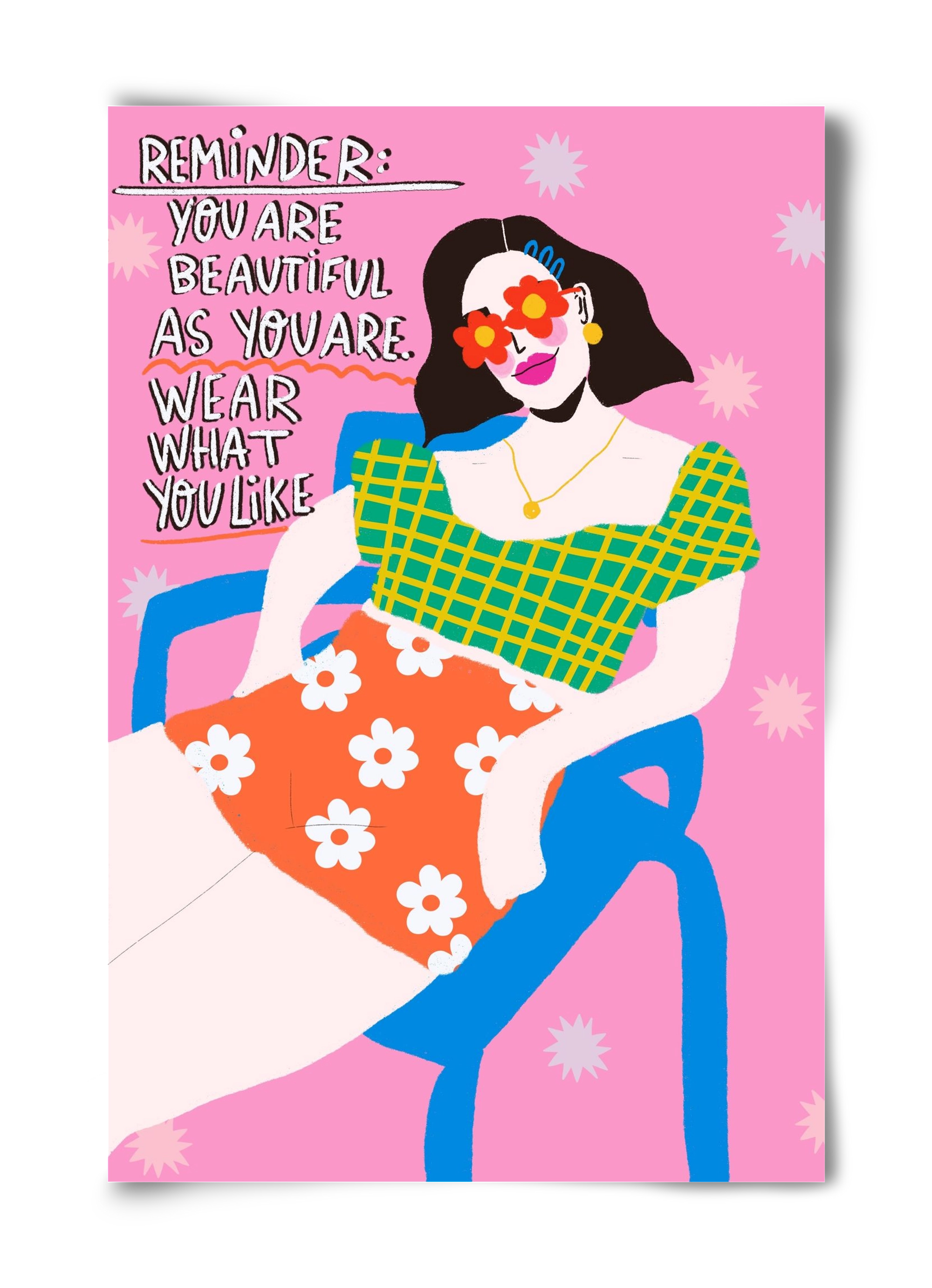 Wear what you like , 40x60 cm, Keret nélkül