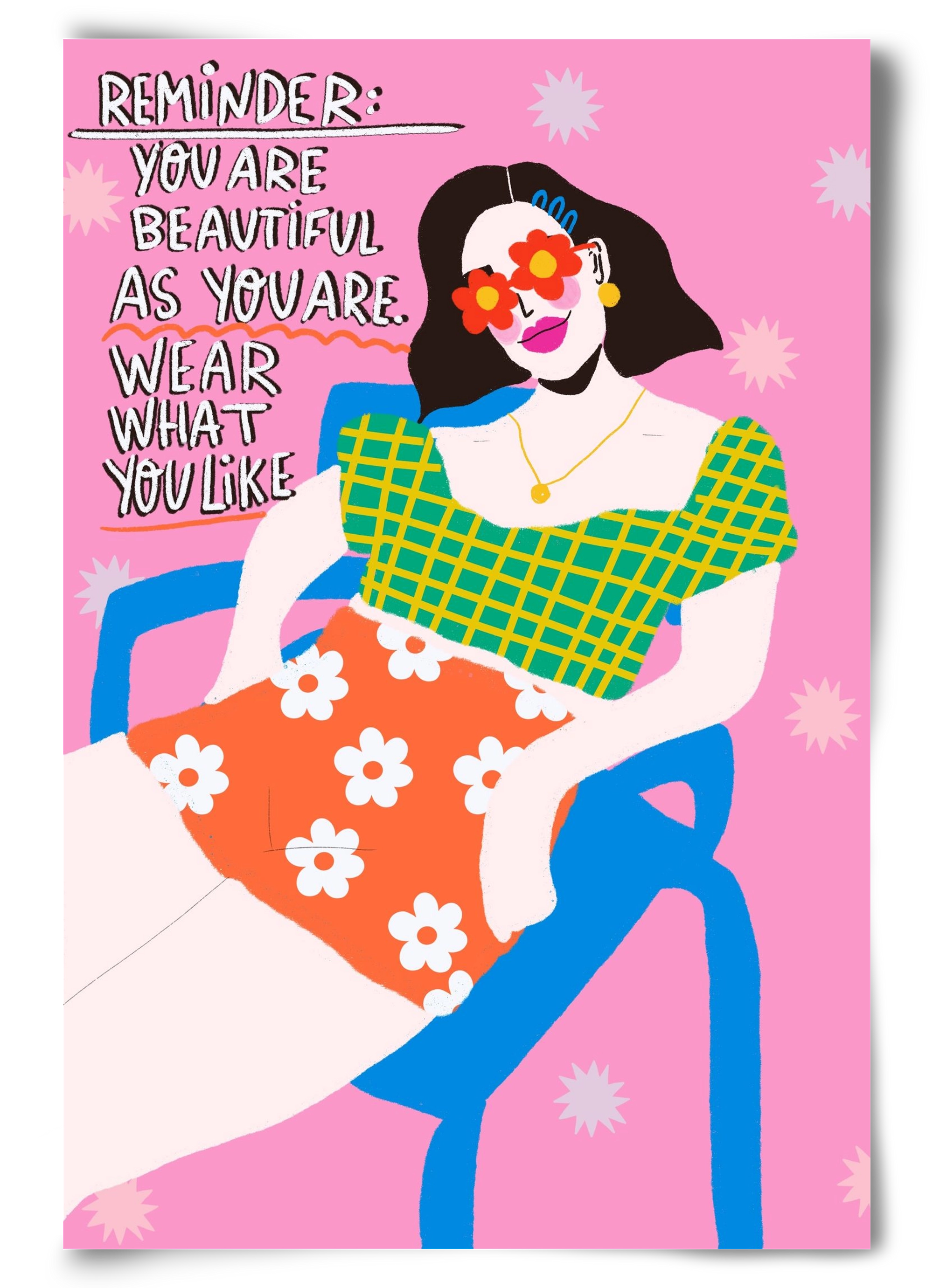 Wear what you like , 60x90 cm, Keret nélkül