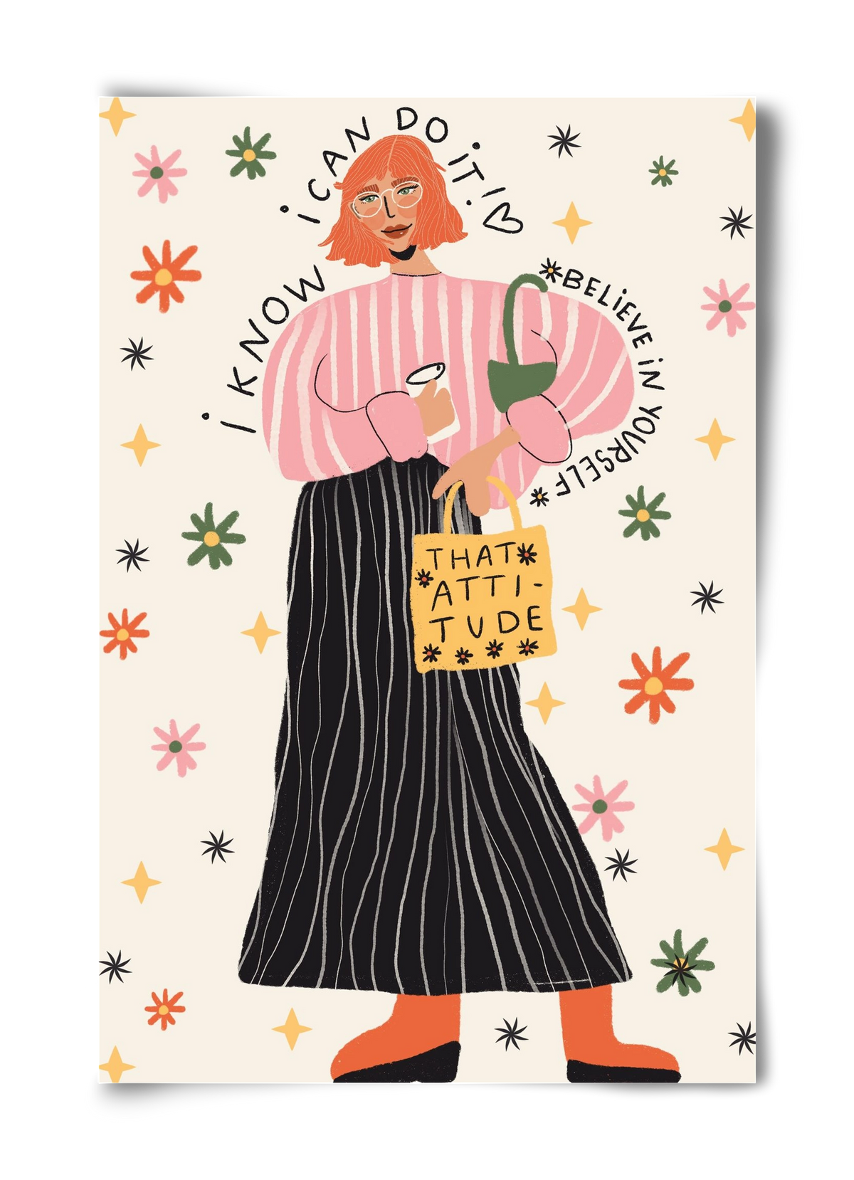 I CAN do it , 40x60 cm, Keret nélkül