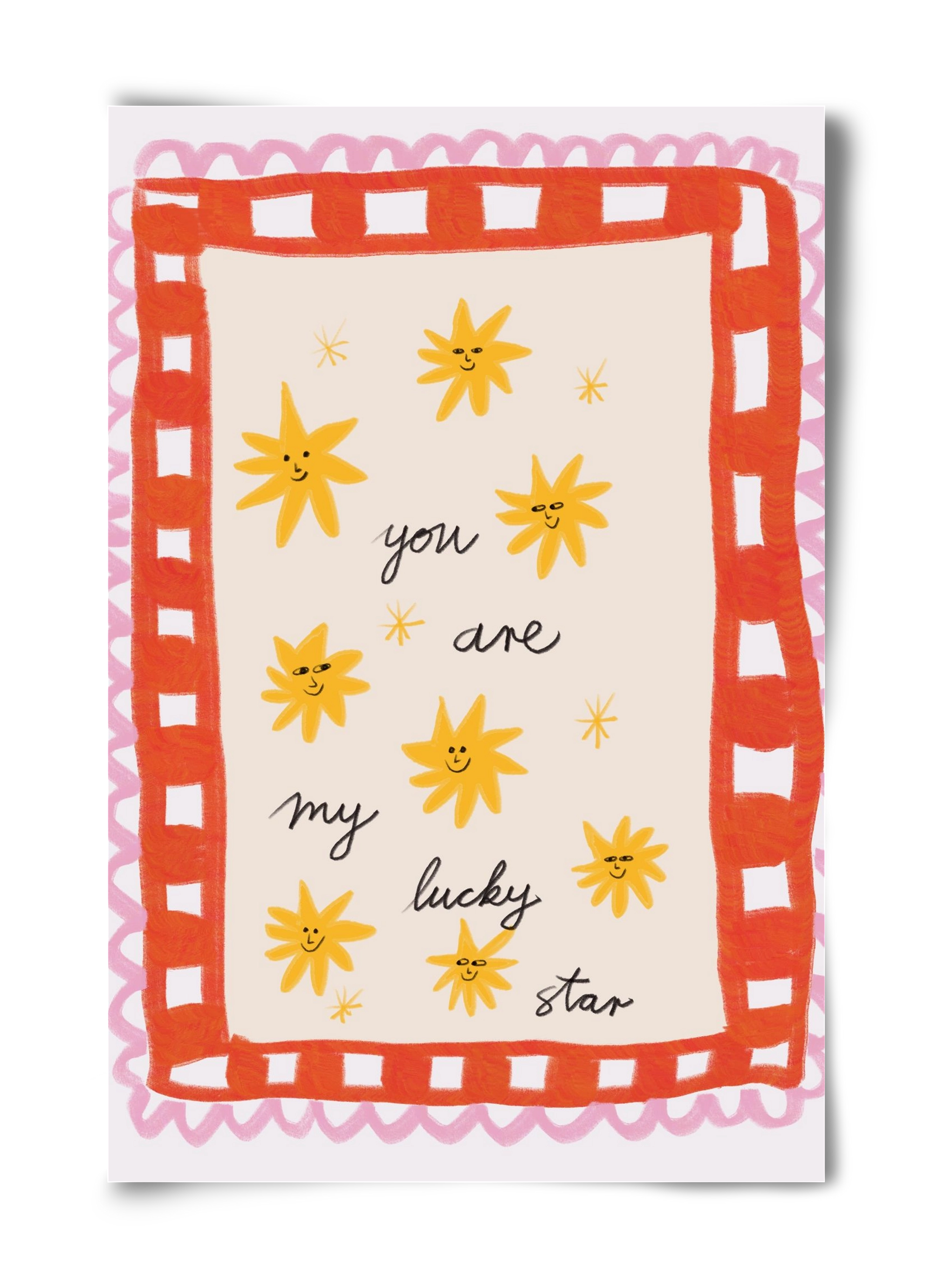 Lucky Star, 40x60 cm, Keret nélkül