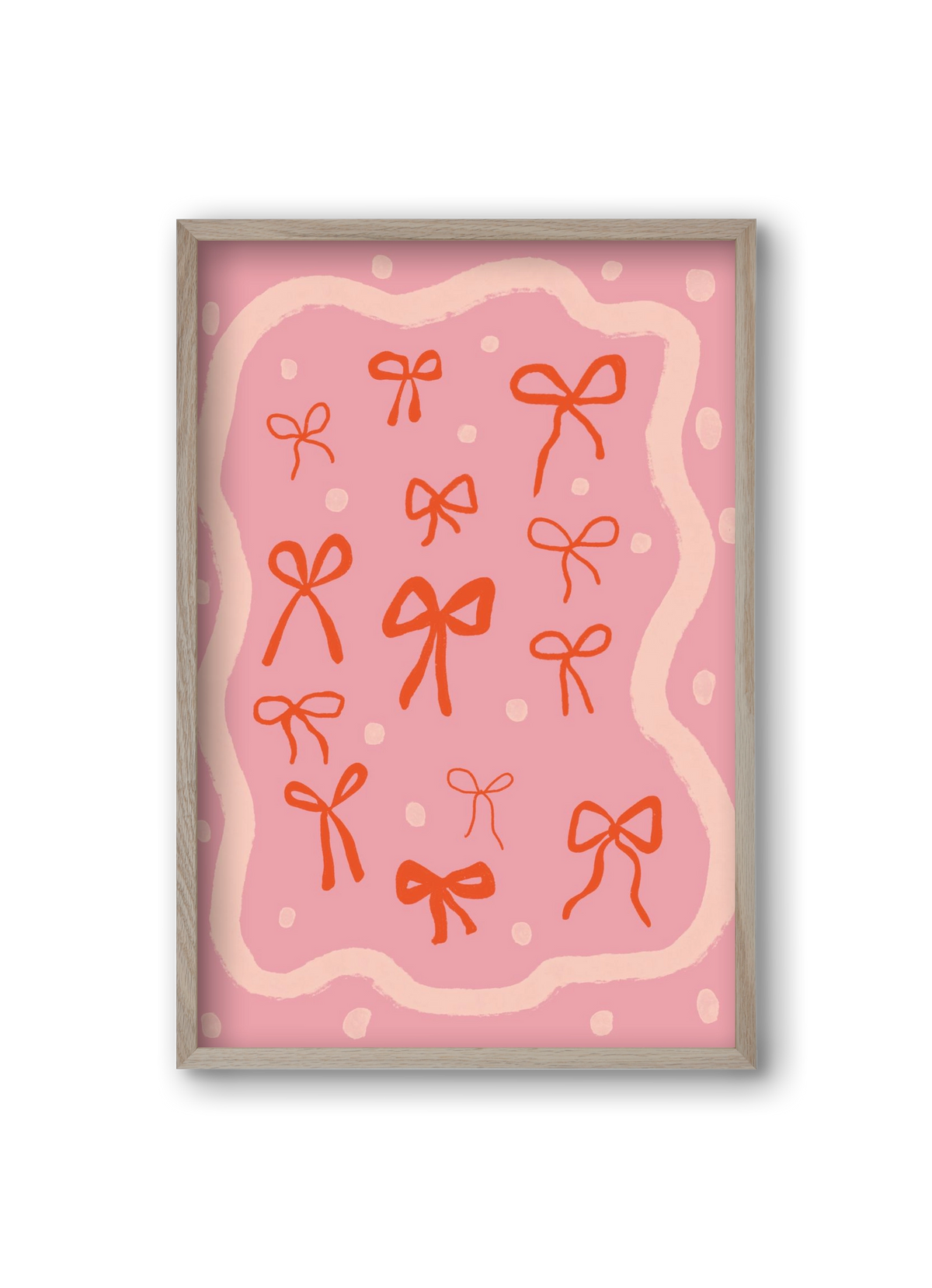 Little bows , 20x30 cm (20x30 cm), Tölgy keret