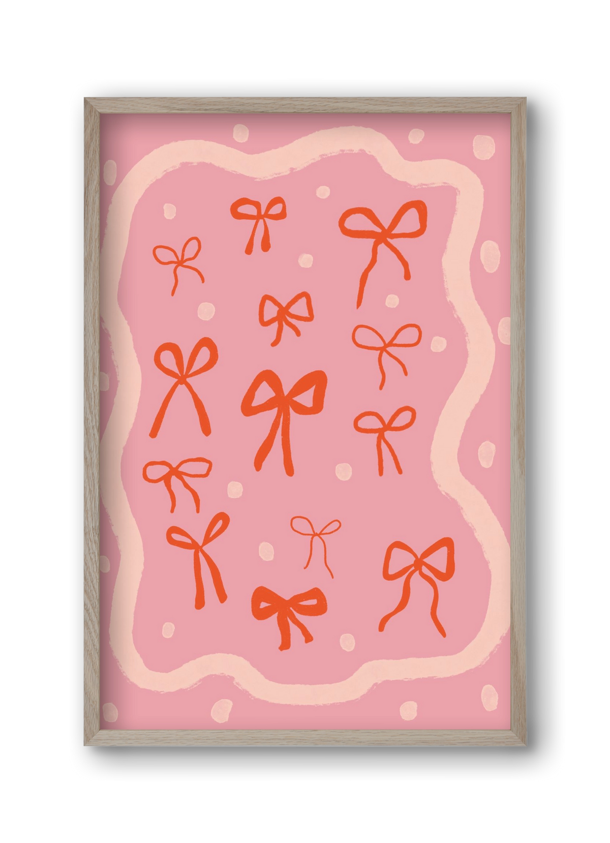 Little bows , 30x45 cm (30x45 cm), Tölgy keret