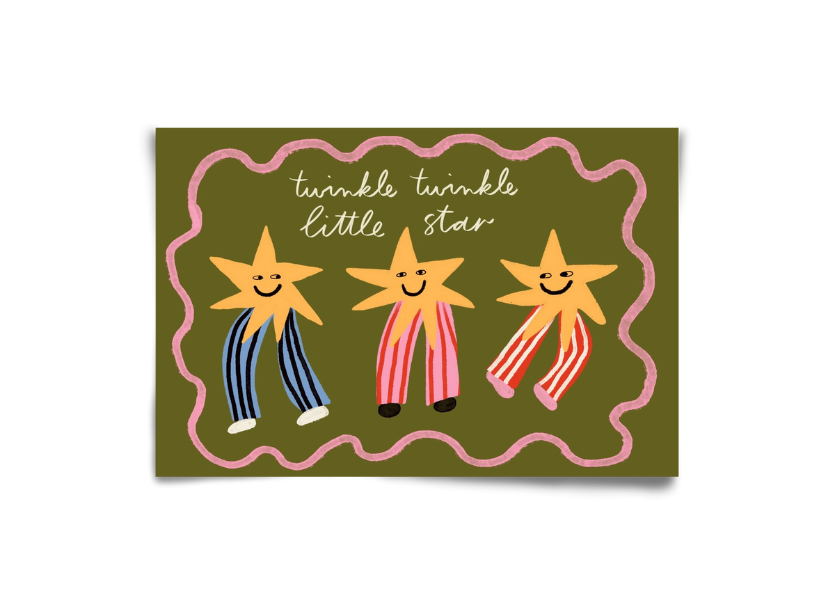 Twinkle, twinkle little star , 30x20 cm, Keret nélkül