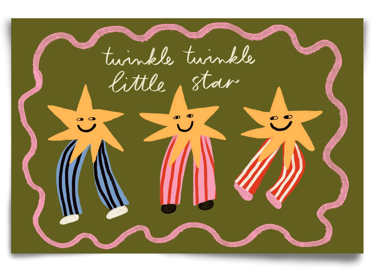 Twinkle, twinkle little star , 90x60 cm, Keret nélkül