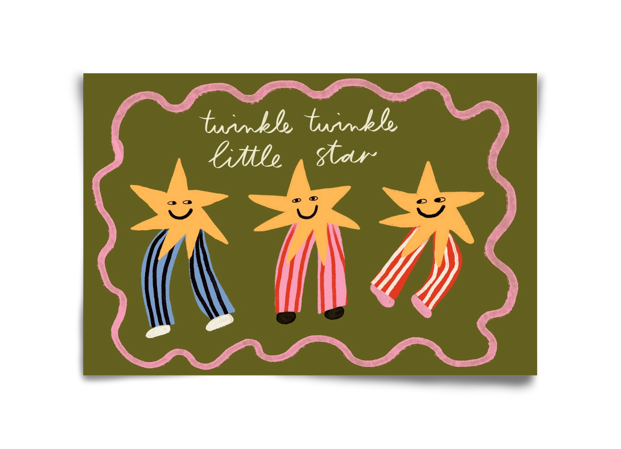 Twinkle, twinkle little star , 45x30 cm, Keret nélkül