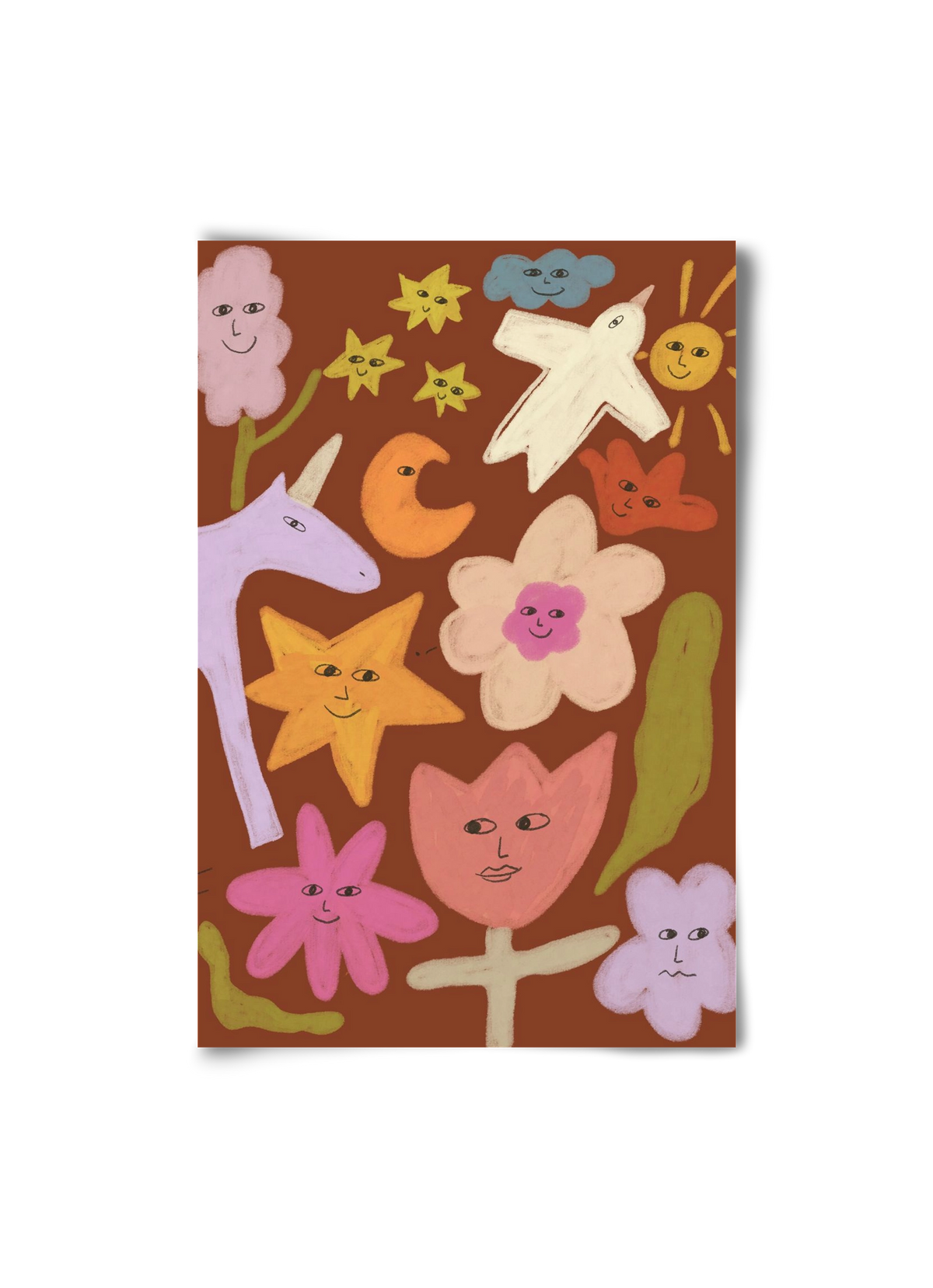 Happy crowd, 20x30 cm, Keret nélkül