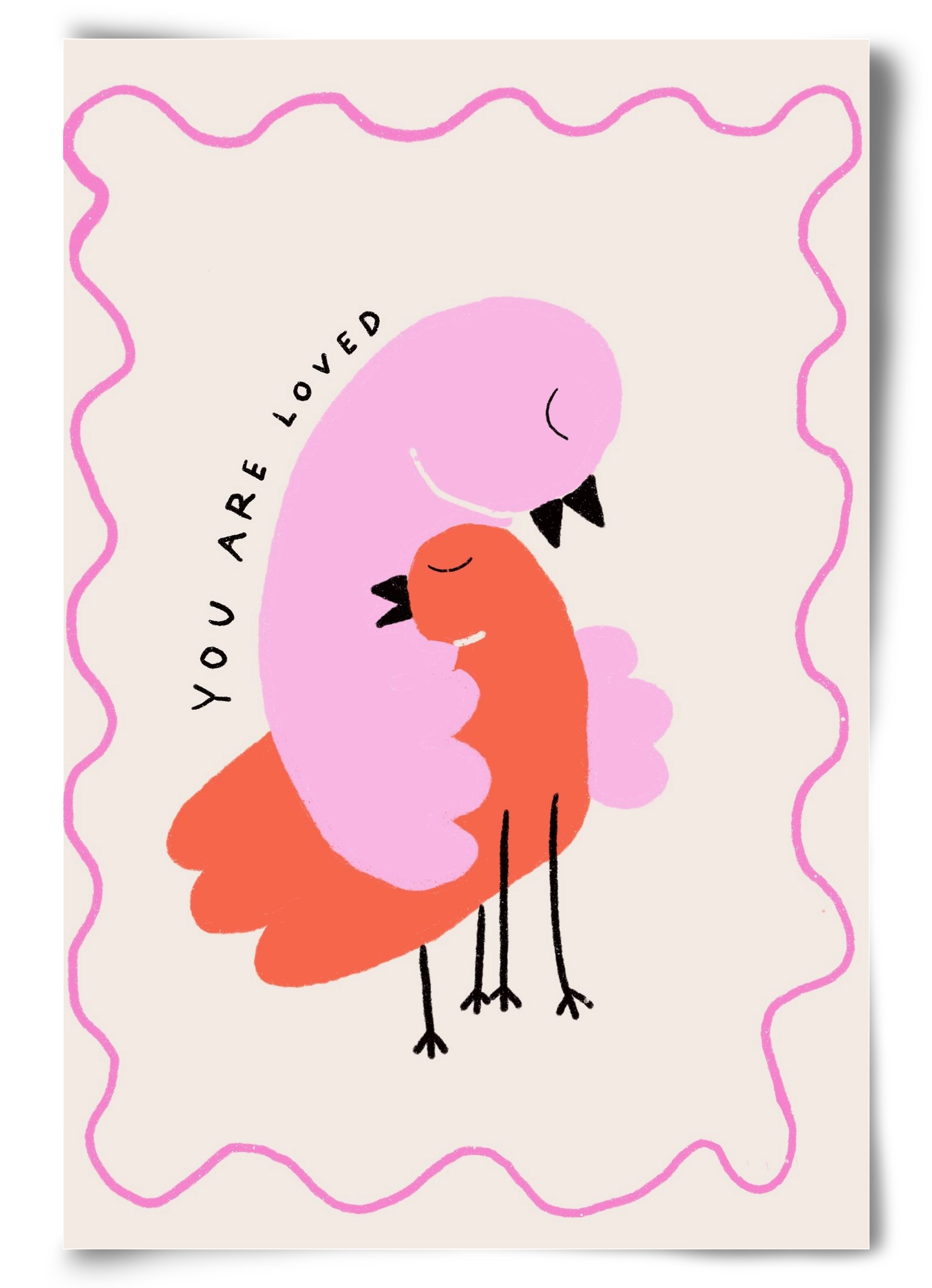 You are loved , 60x90 cm, Keret nélkül