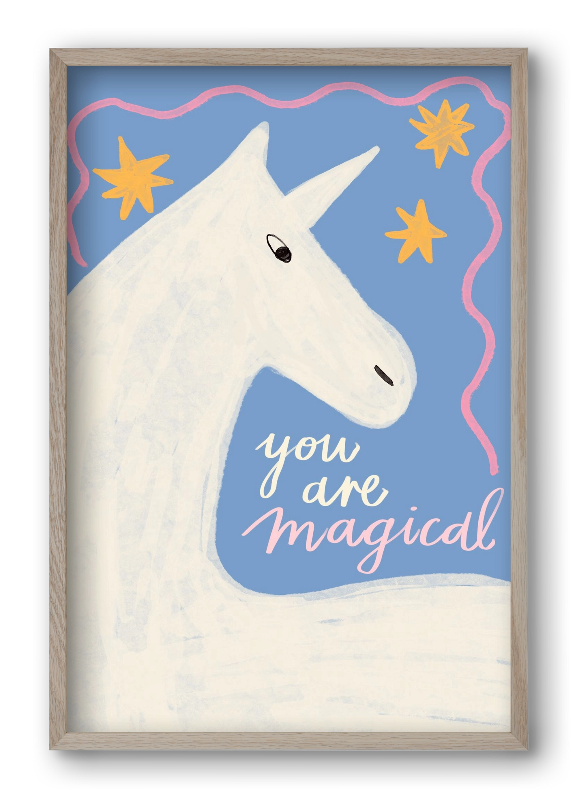 You are magical , 40x60 cm (40x60 cm), Tölgy keret