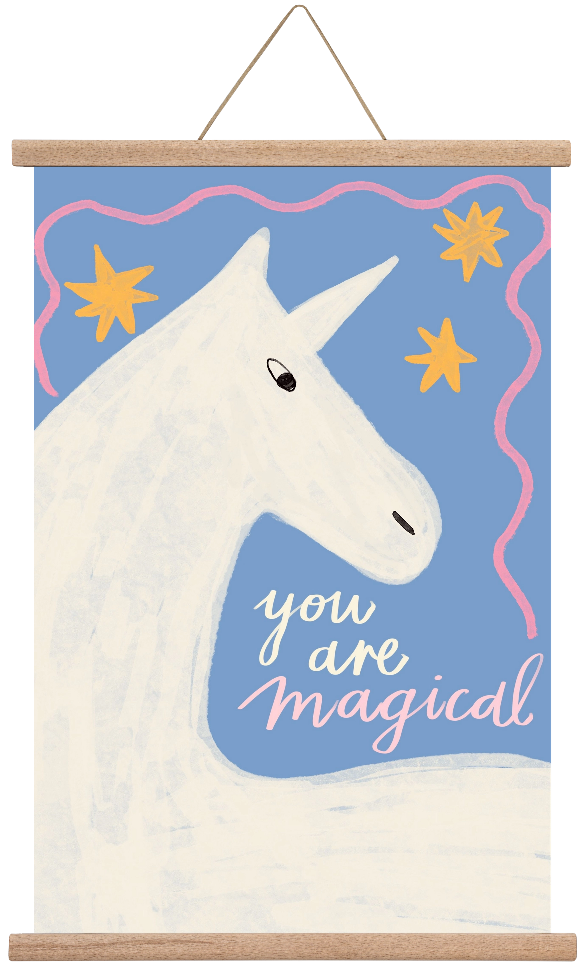 You are magical , 40x60 cm (40x60 cm), Tölgy akasztó