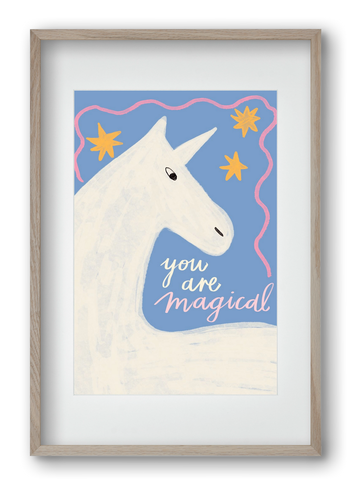 You are magical , 40x60 cm (30x45 cm), Tölgy keret, paszpartuval