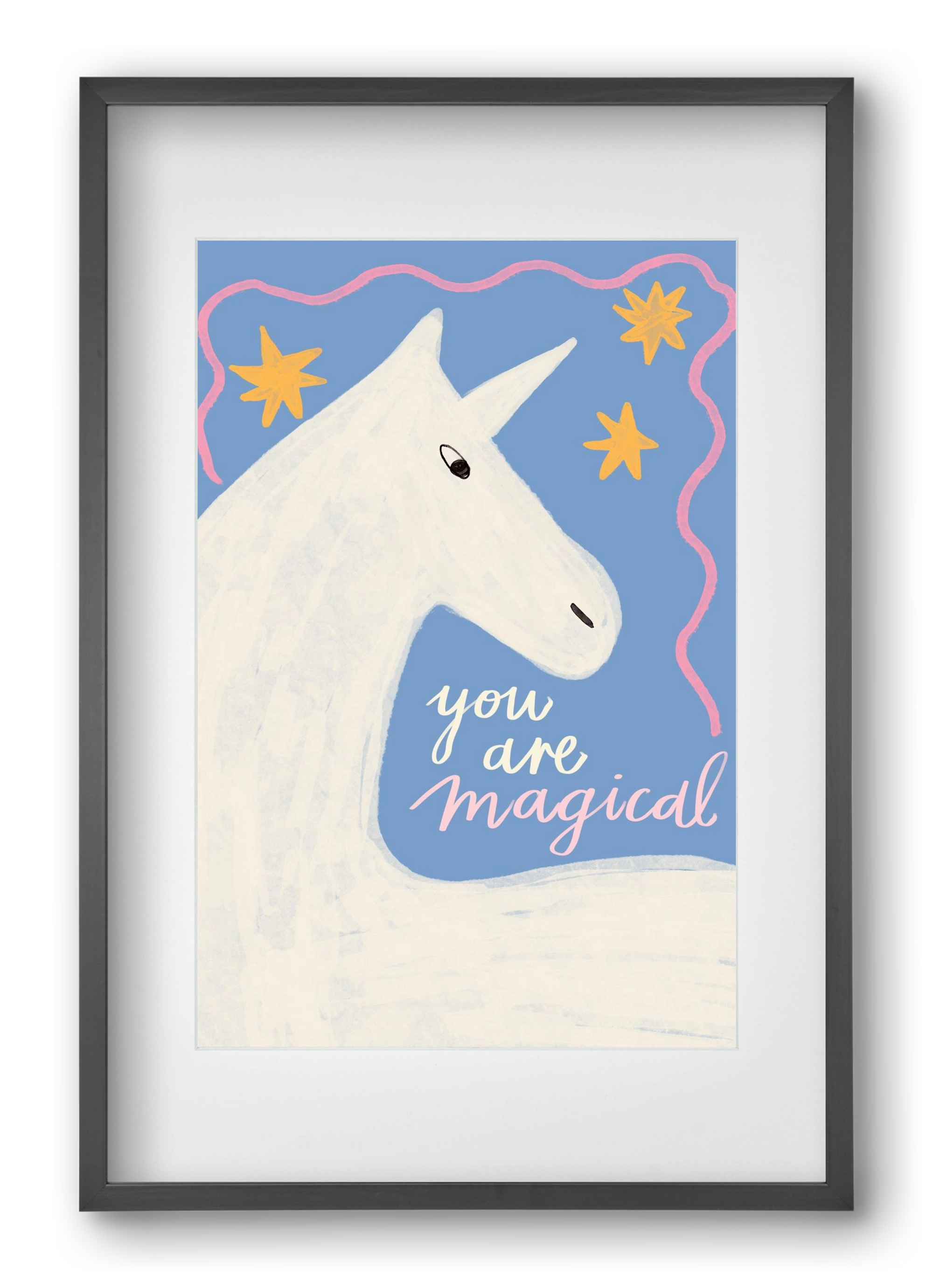 You are magical , 40x60 cm (30x45 cm), Fekete keret, paszpartuval