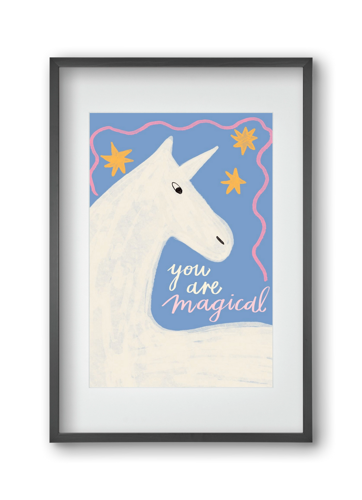 You are magical , 30x45 cm (20x30 cm), Fekete keret, paszpartuval
