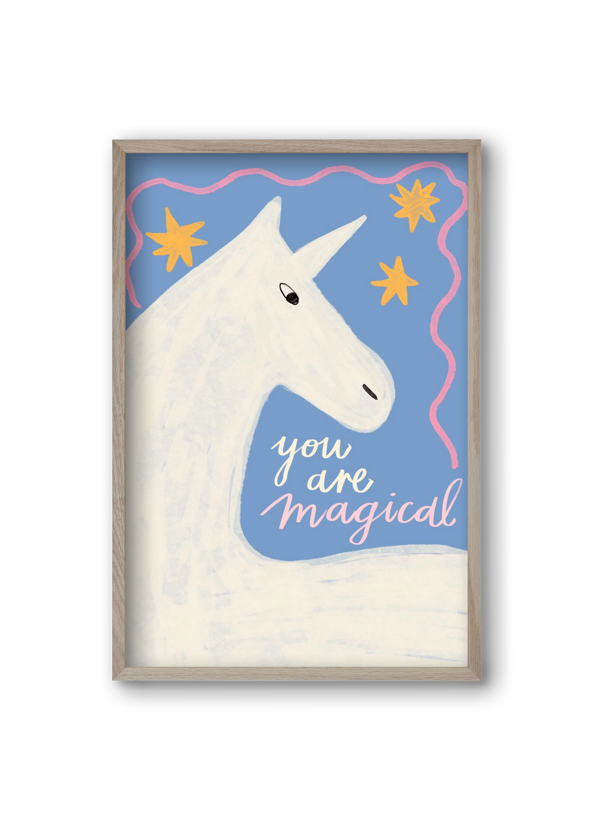 You are magical , 20x30 cm (20x30 cm), Tölgy keret