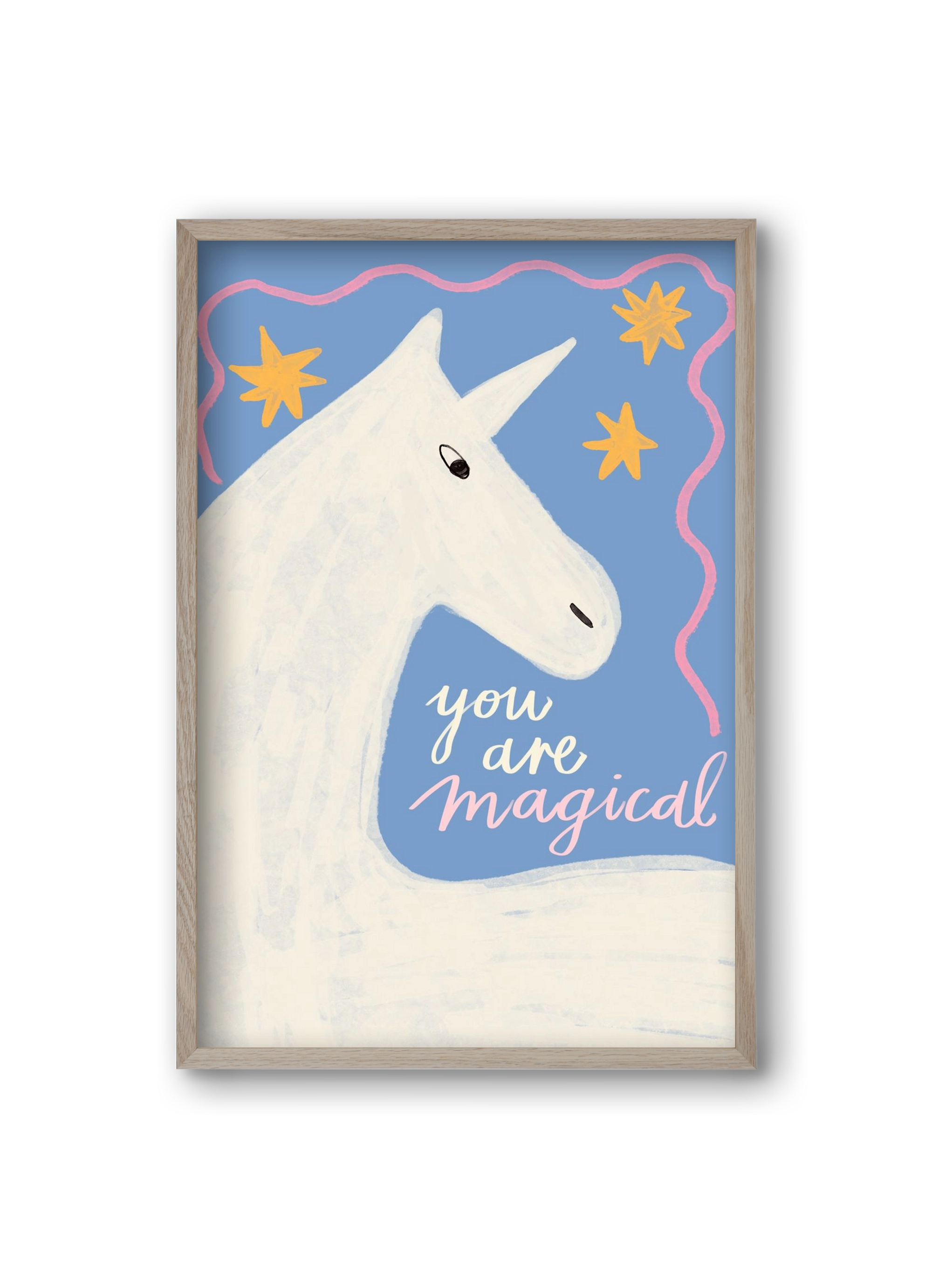 You are magical , 20x30 cm (20x30 cm), Tölgy keret