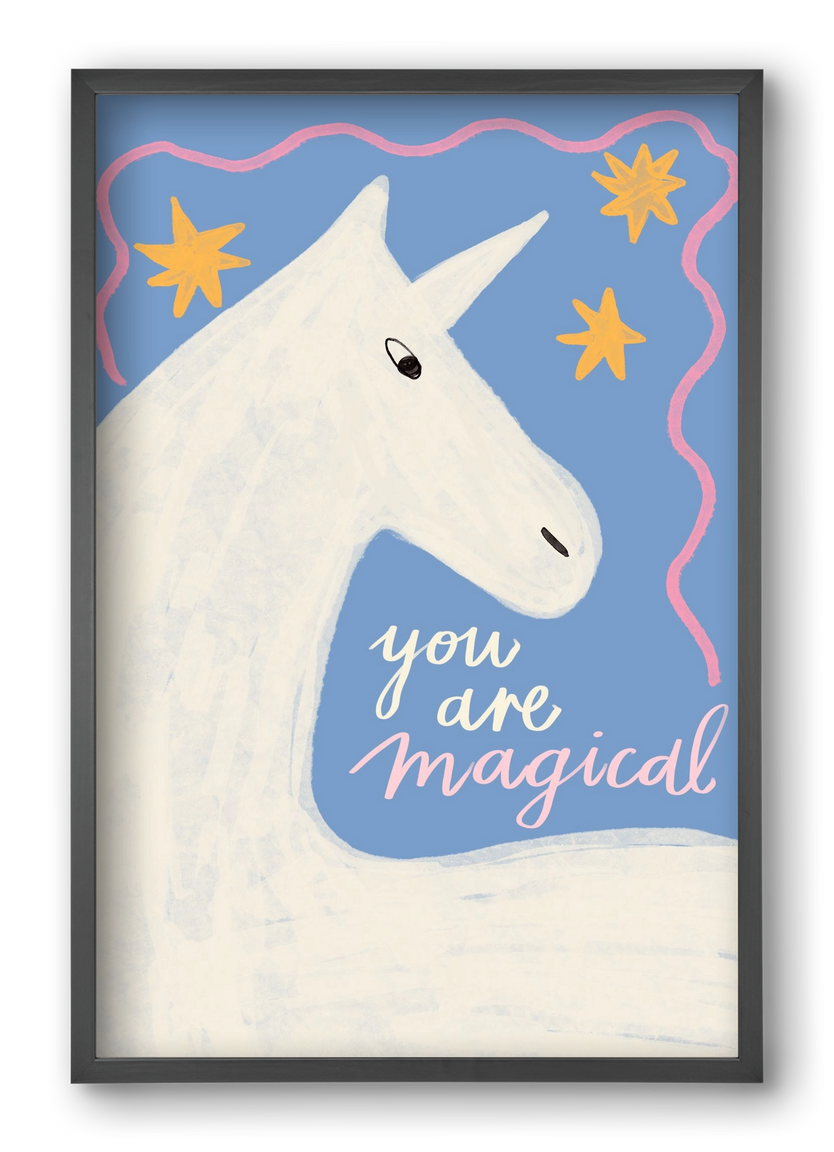 You are magical , 40x60 cm (40x60 cm), Fekete keret