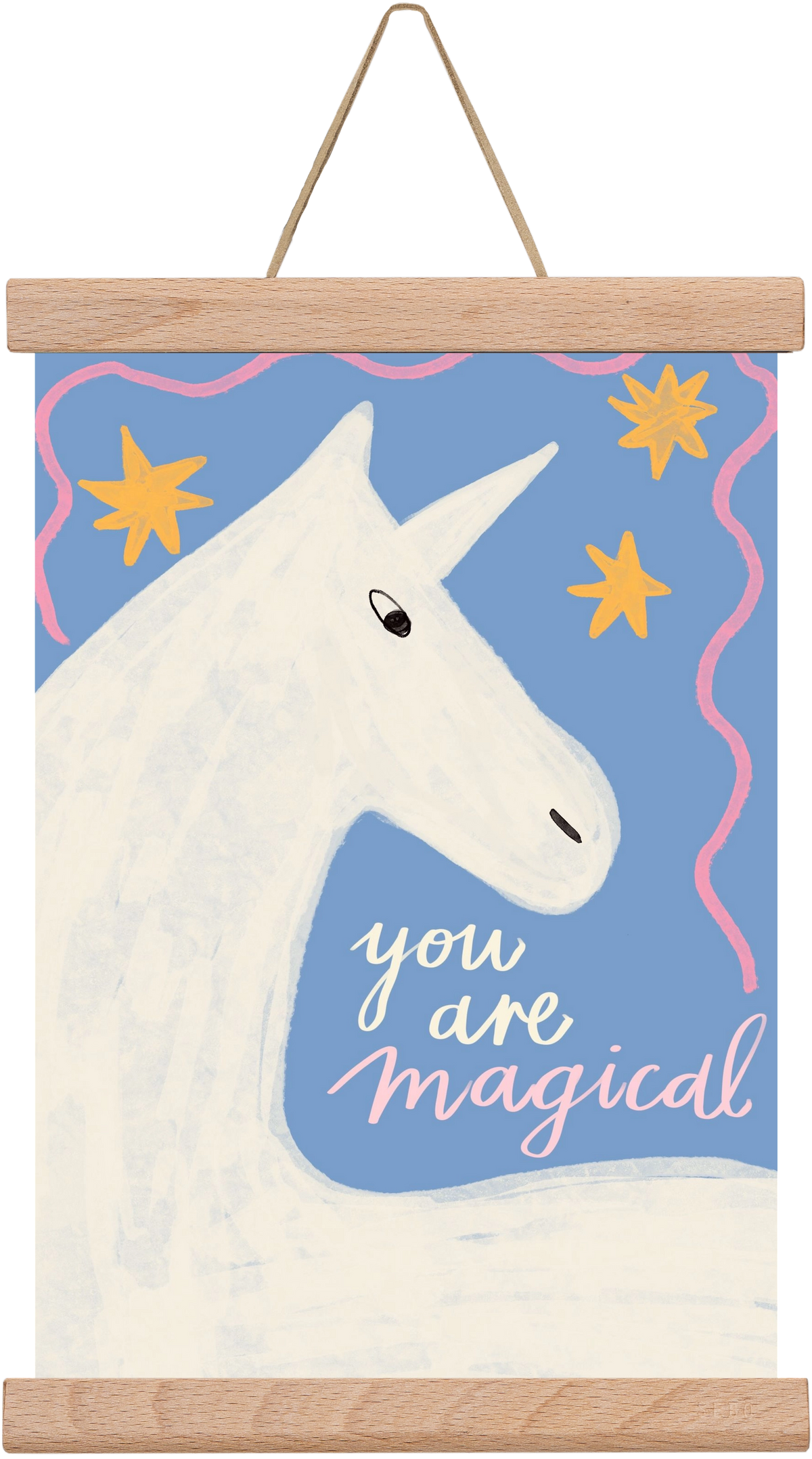 You are magical , 20x30 cm (20x30 cm), Tölgy akasztó