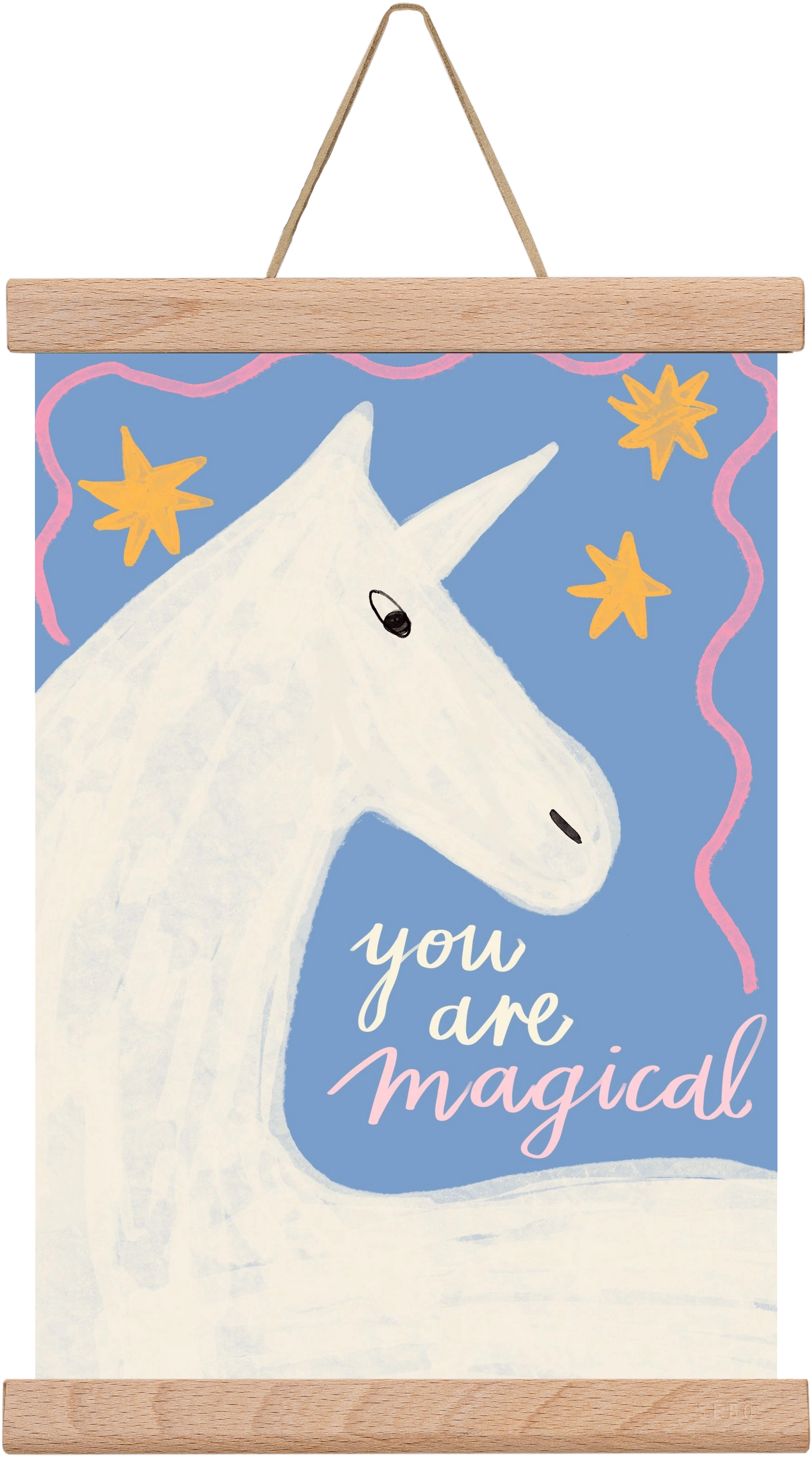 You are magical , 20x30 cm (20x30 cm), Tölgy akasztó