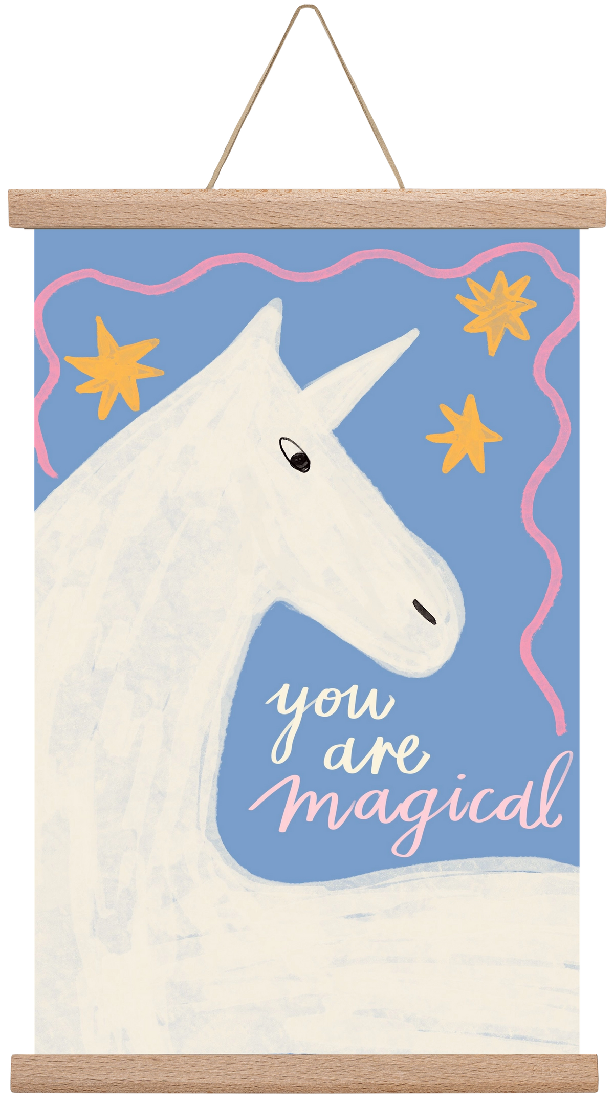 You are magical , 30x45 cm (30x45 cm), Tölgy akasztó