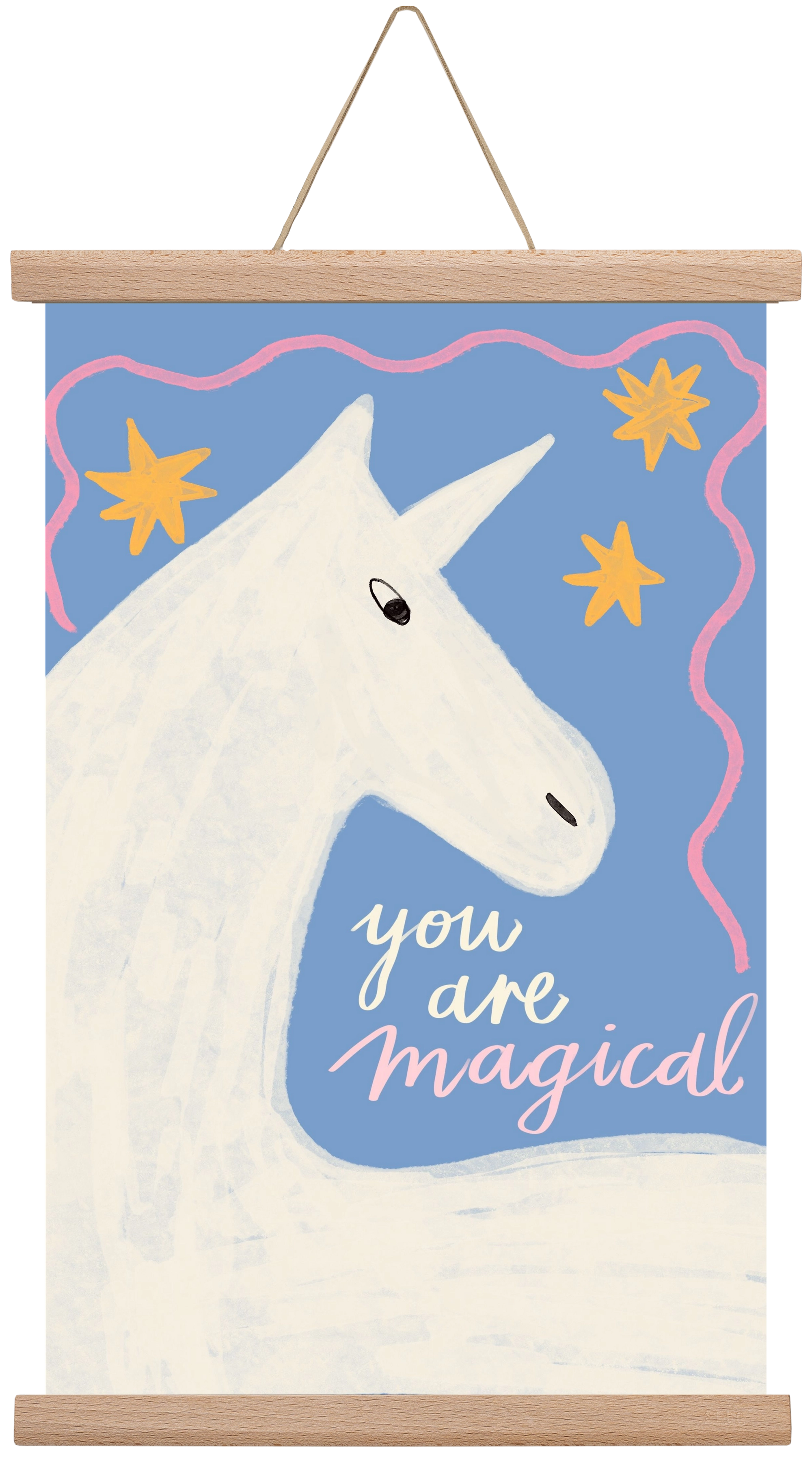 You are magical , 30x45 cm (30x45 cm), Tölgy akasztó
