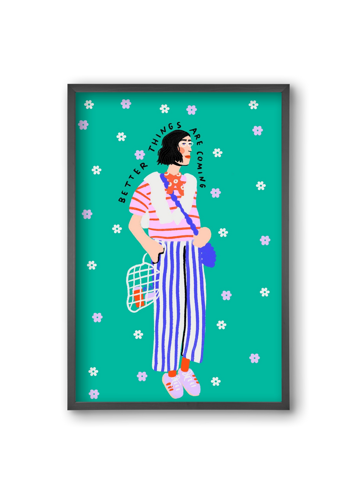 Better things are coming , 20x30 cm (20x30 cm), Fekete keret