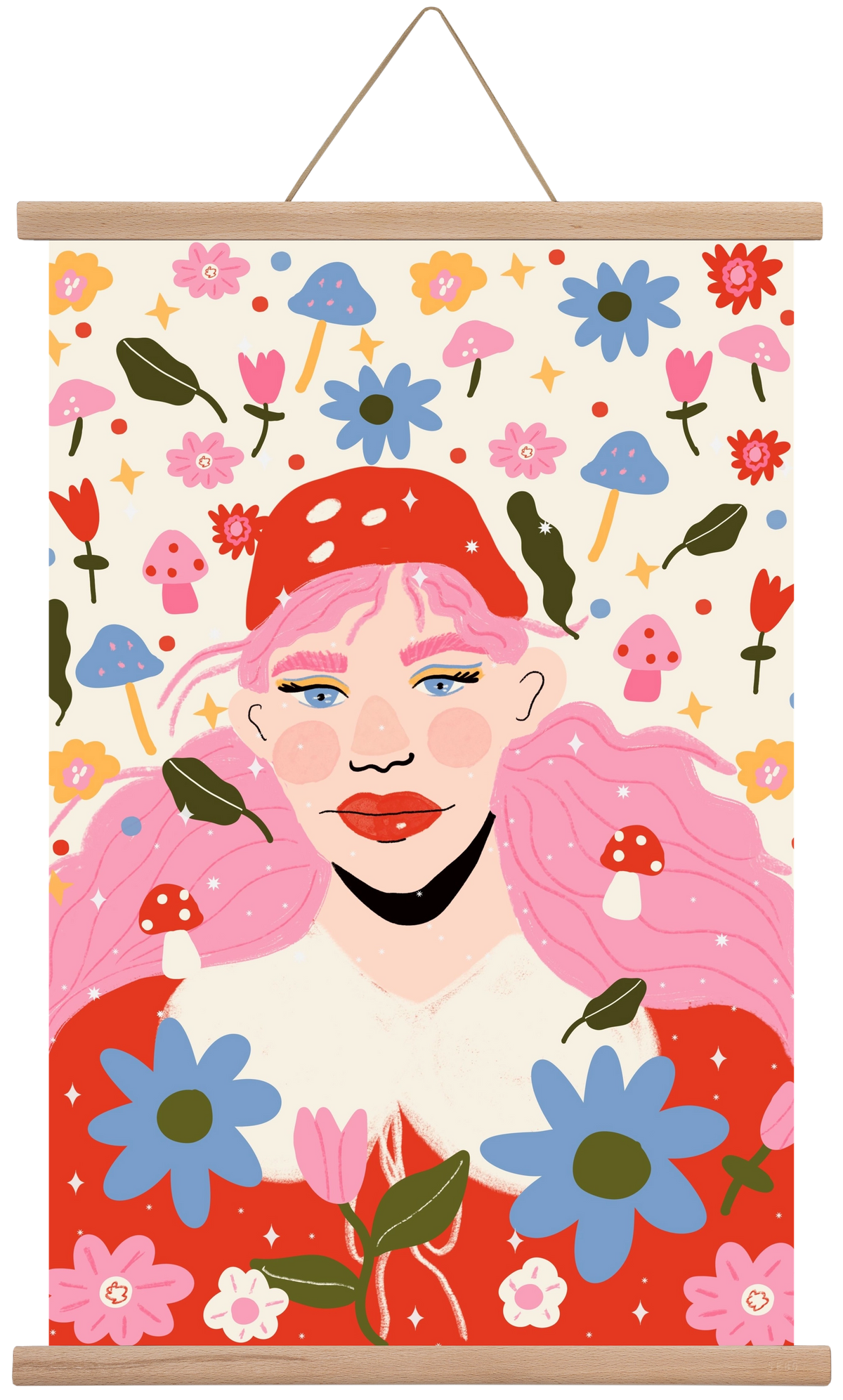 Blooming , 40x60 cm (40x60 cm), Tölgy akasztó