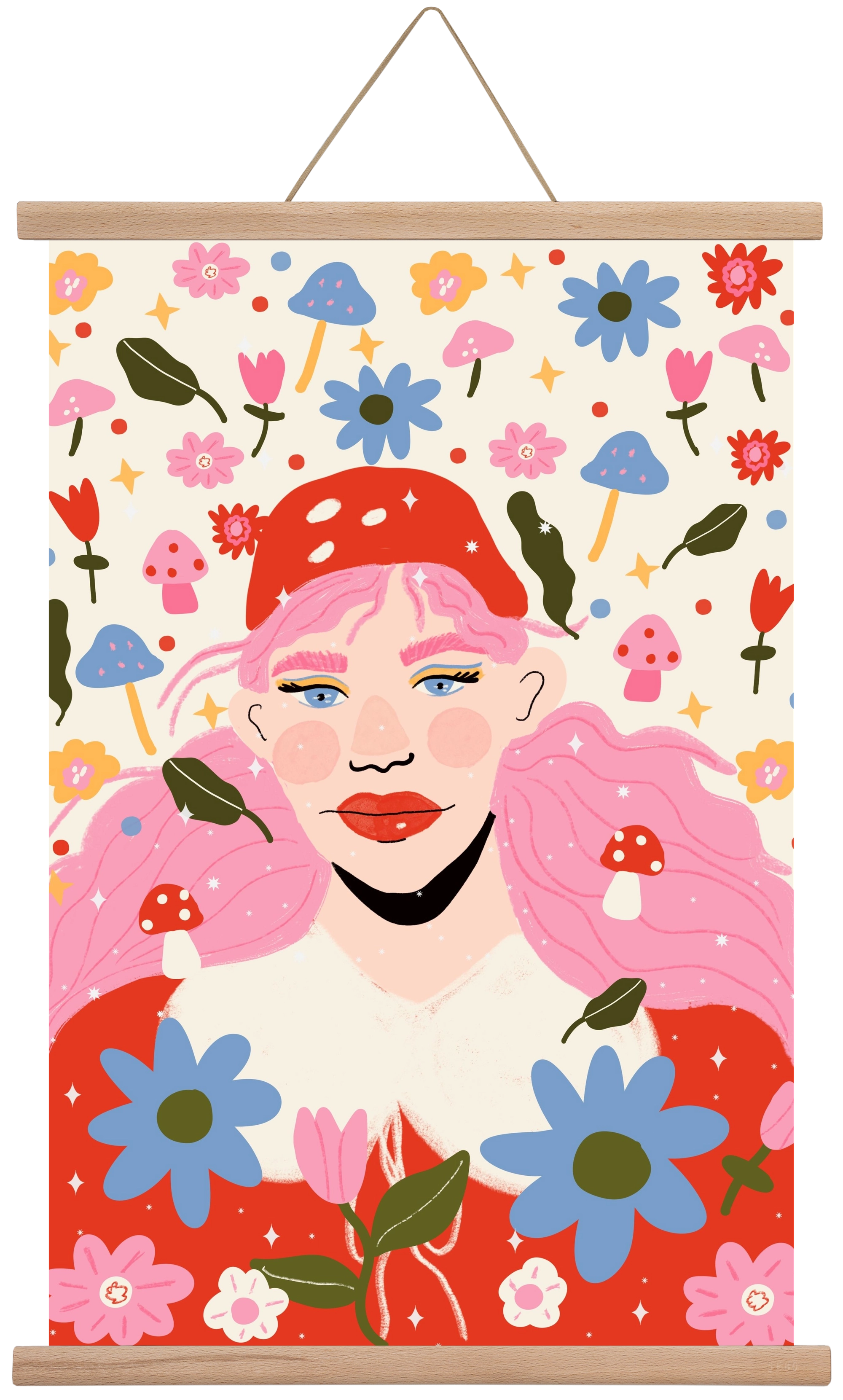 Blooming , 40x60 cm (40x60 cm), Tölgy akasztó