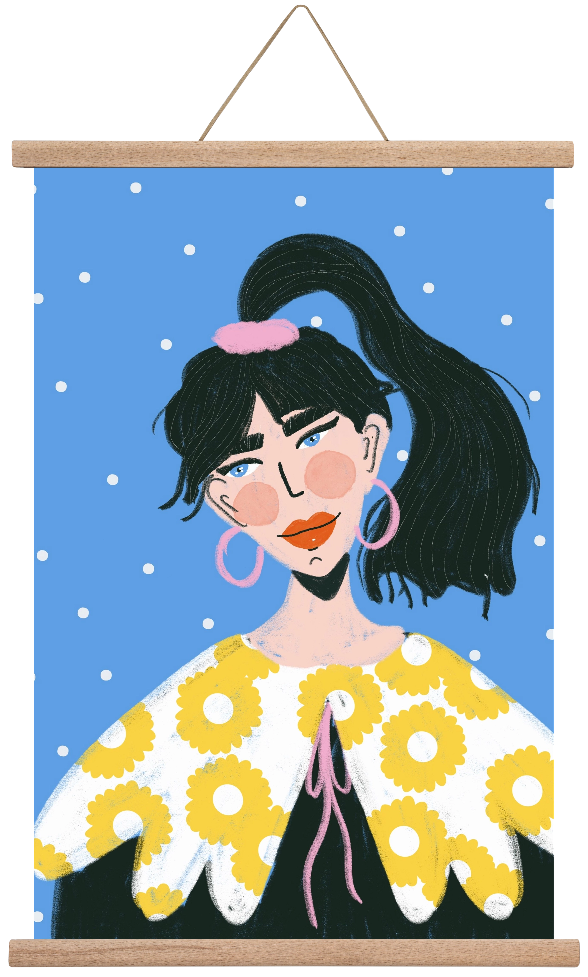 Big Energy , 40x60 cm (40x60 cm), Tölgy akasztó